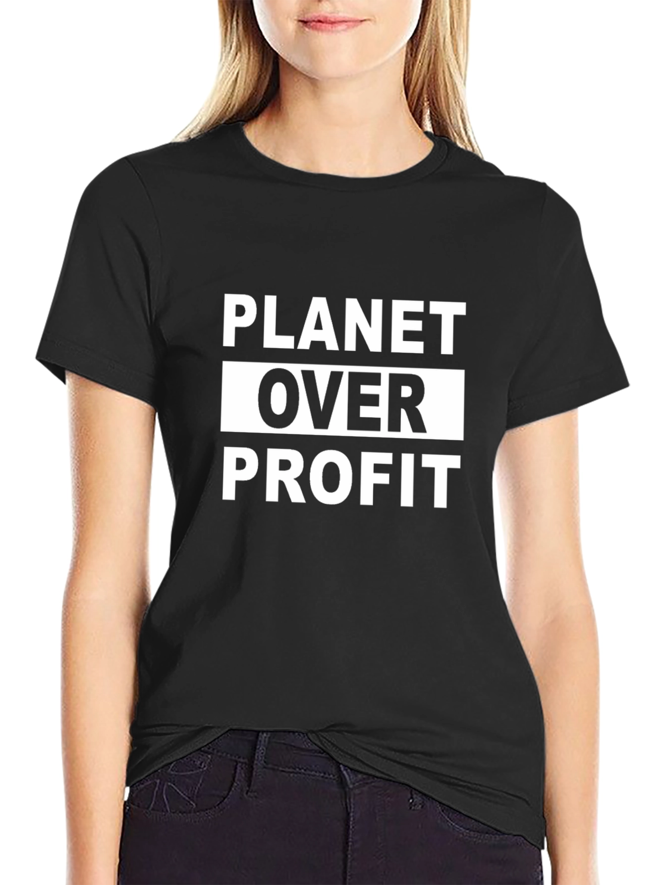 Planet Over Profit Graphic Tee - Eco Conscious Statement