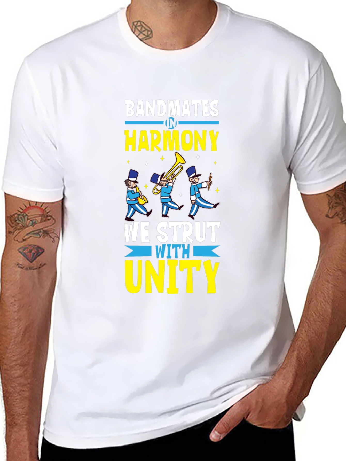 Bandmates in Harmony T-Shirt - Music Lover Tee
