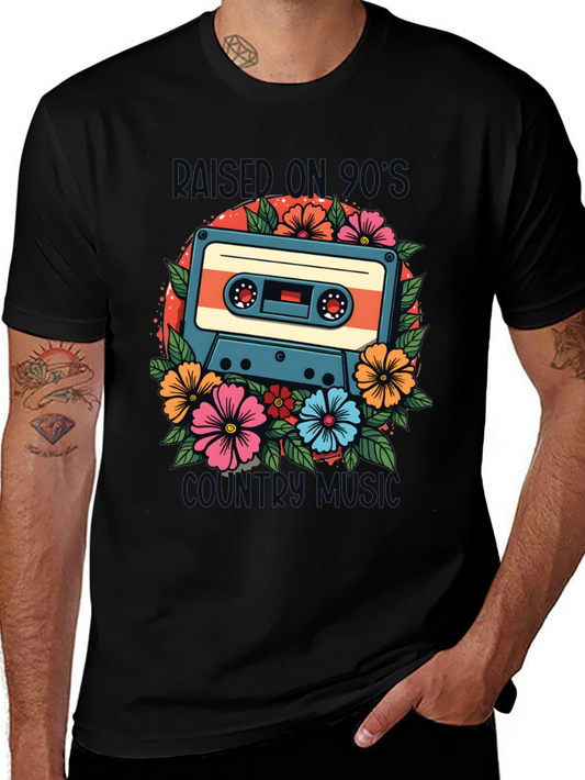90s Country Music Cassette Graphic Tee