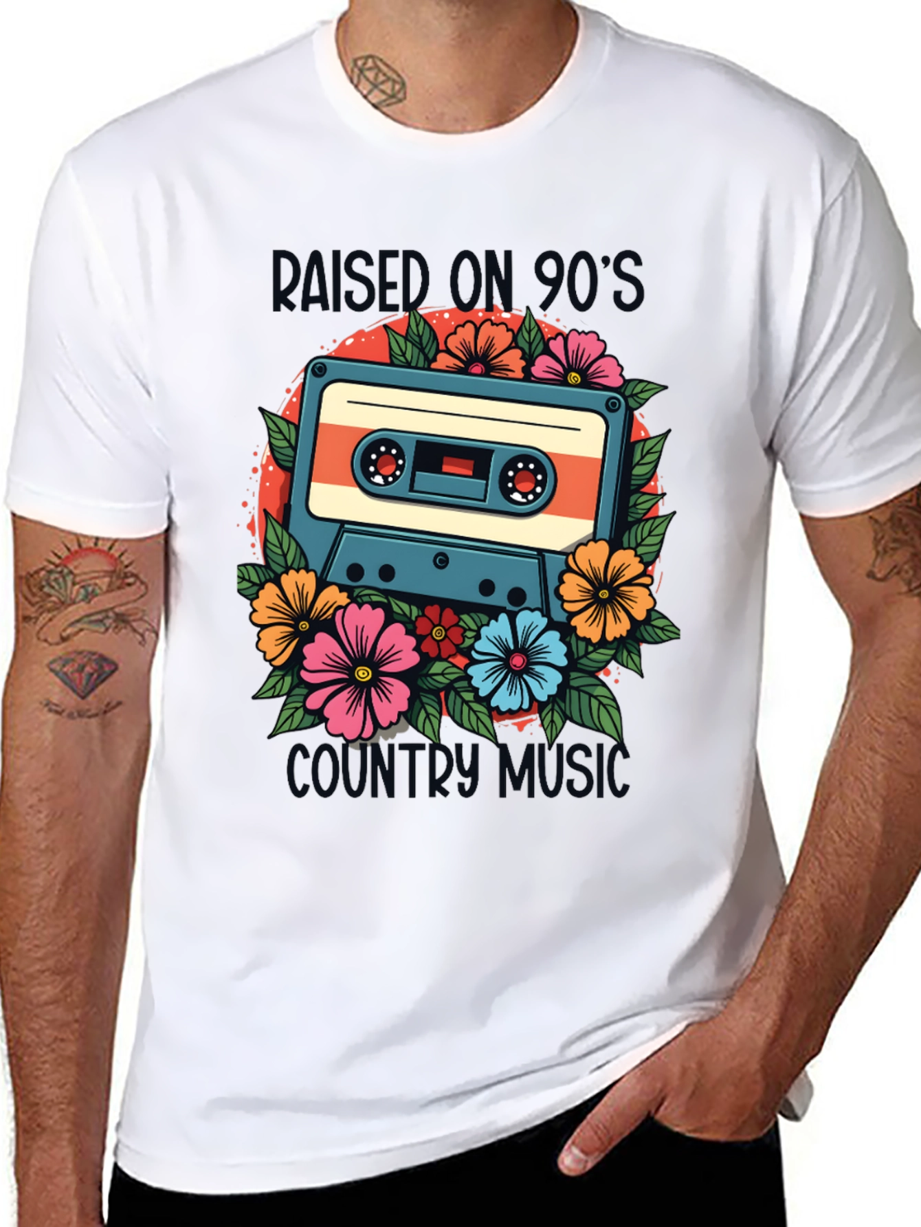 90s Country Music Cassette Graphic Tee