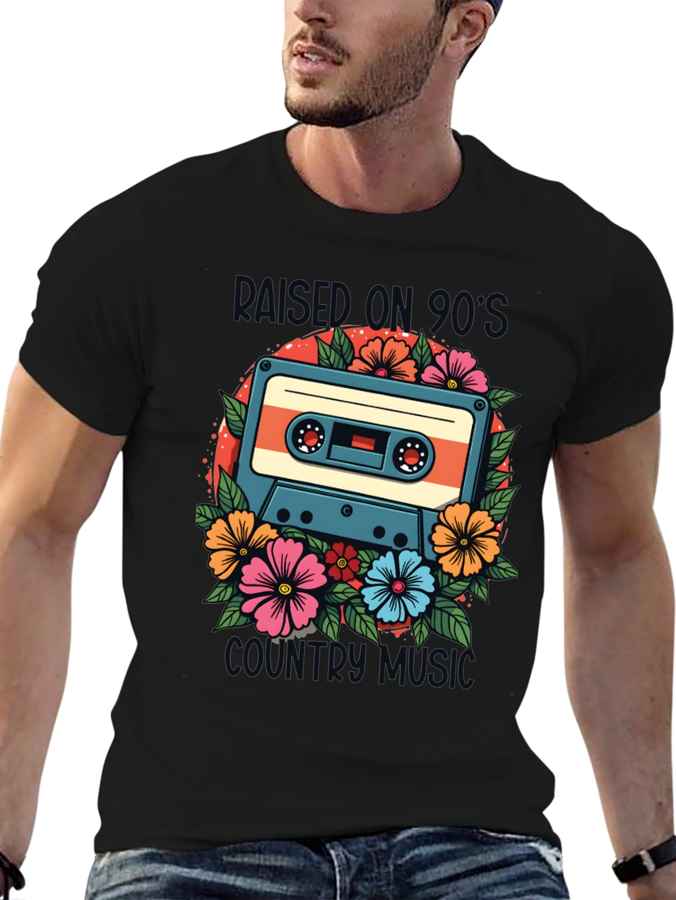 90s Country Music Cassette Graphic Tee