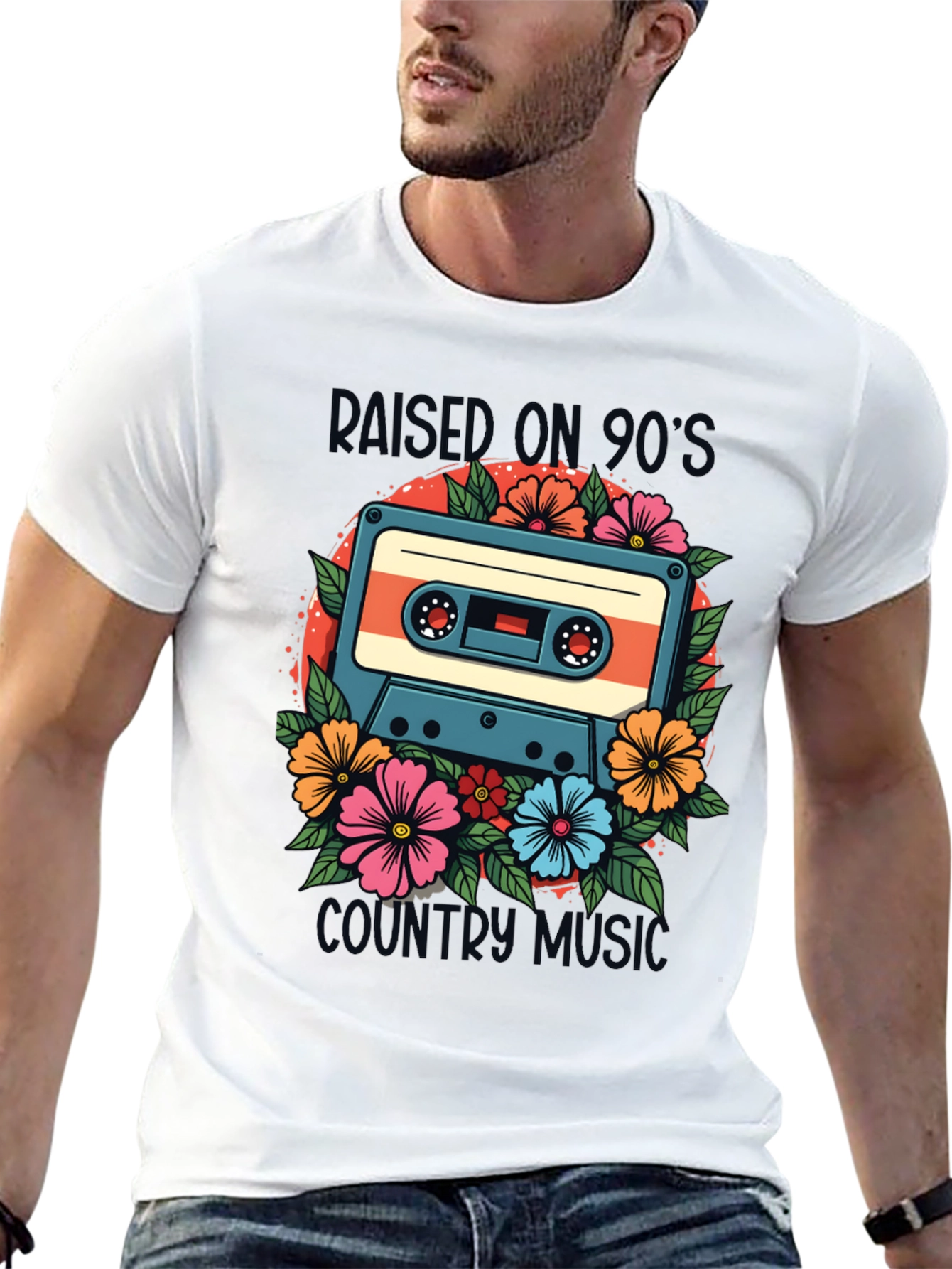 90s Country Music Cassette Graphic Tee