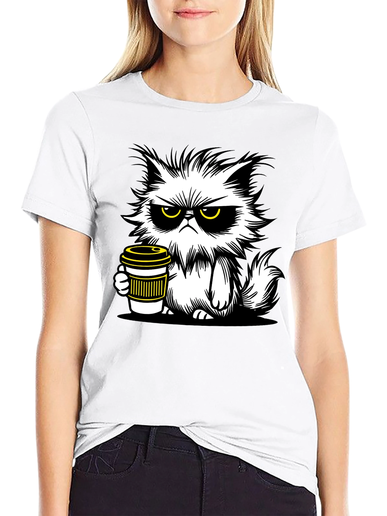 Grumpy Cat Coffee T-Shirt