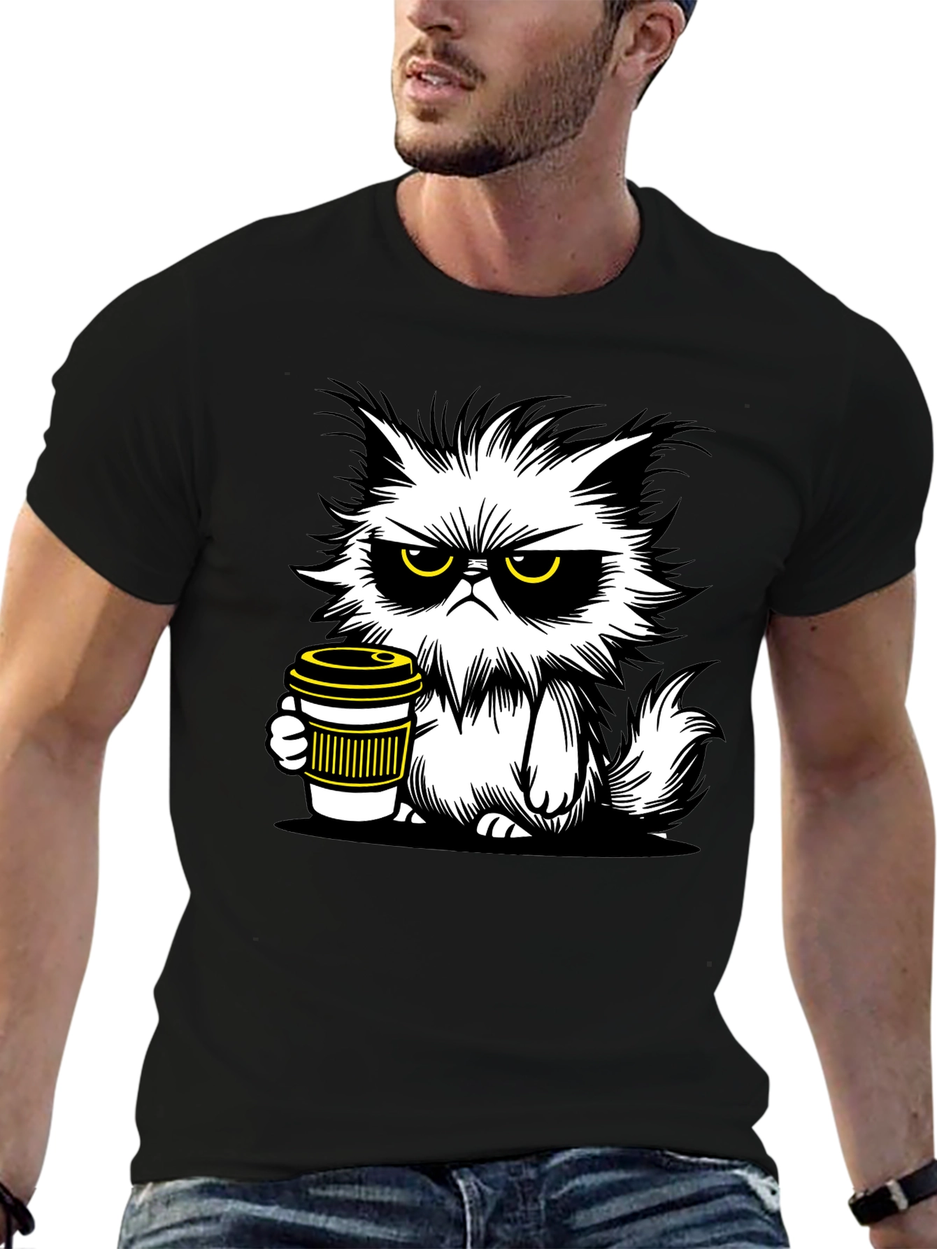 Grumpy Cat Coffee T-Shirt