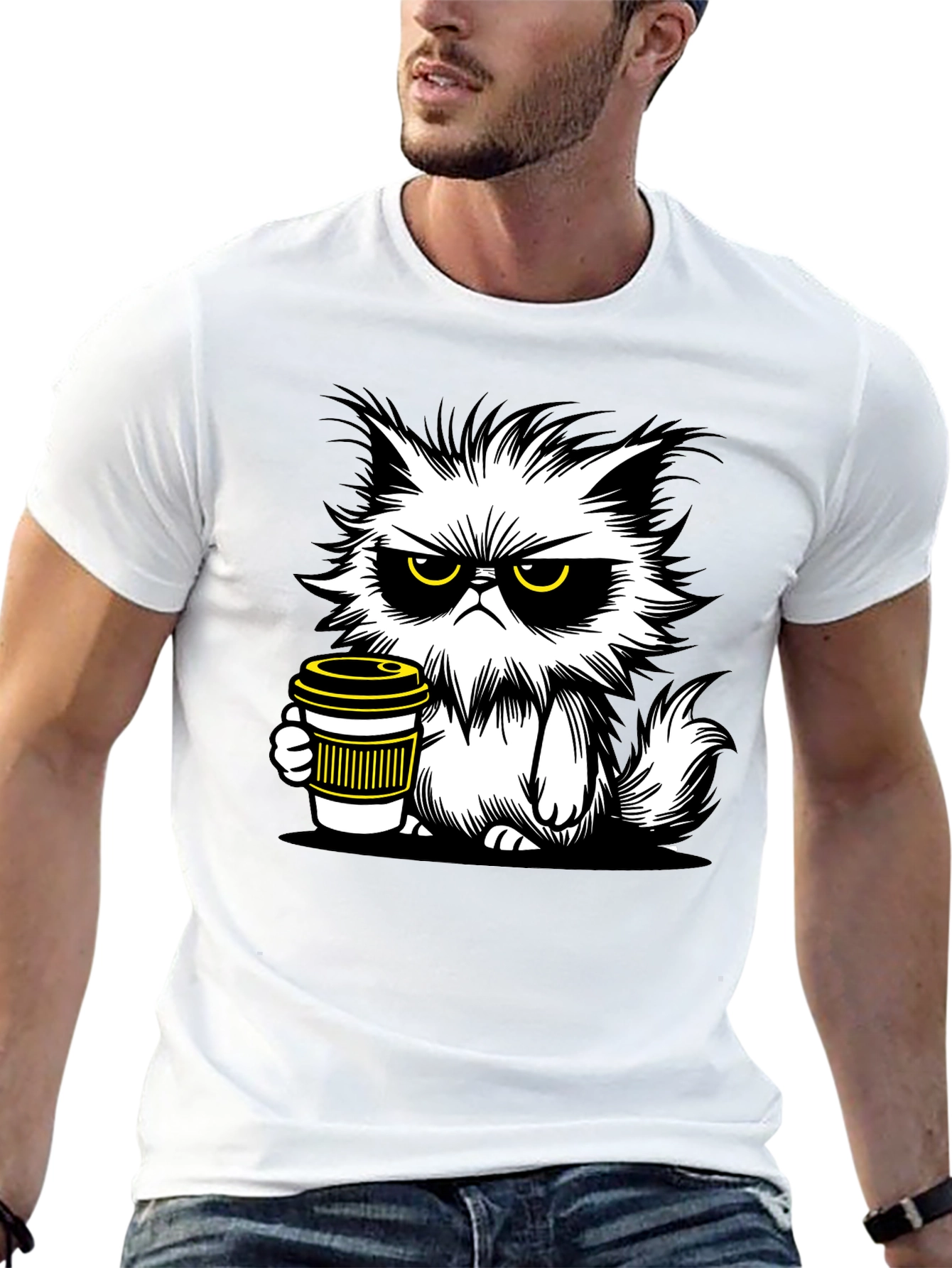 Grumpy Cat Coffee T-Shirt