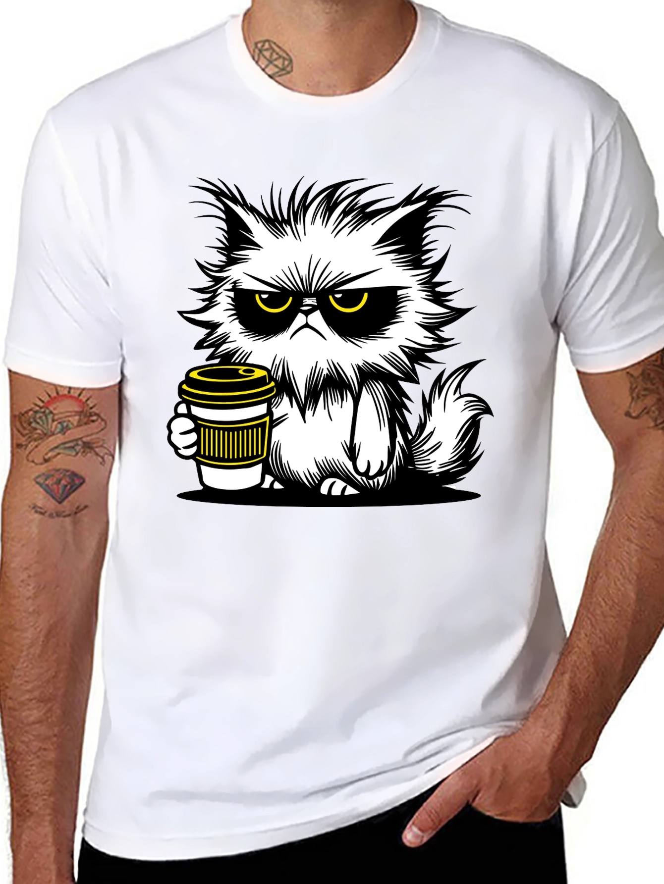Grumpy Cat Coffee T-Shirt