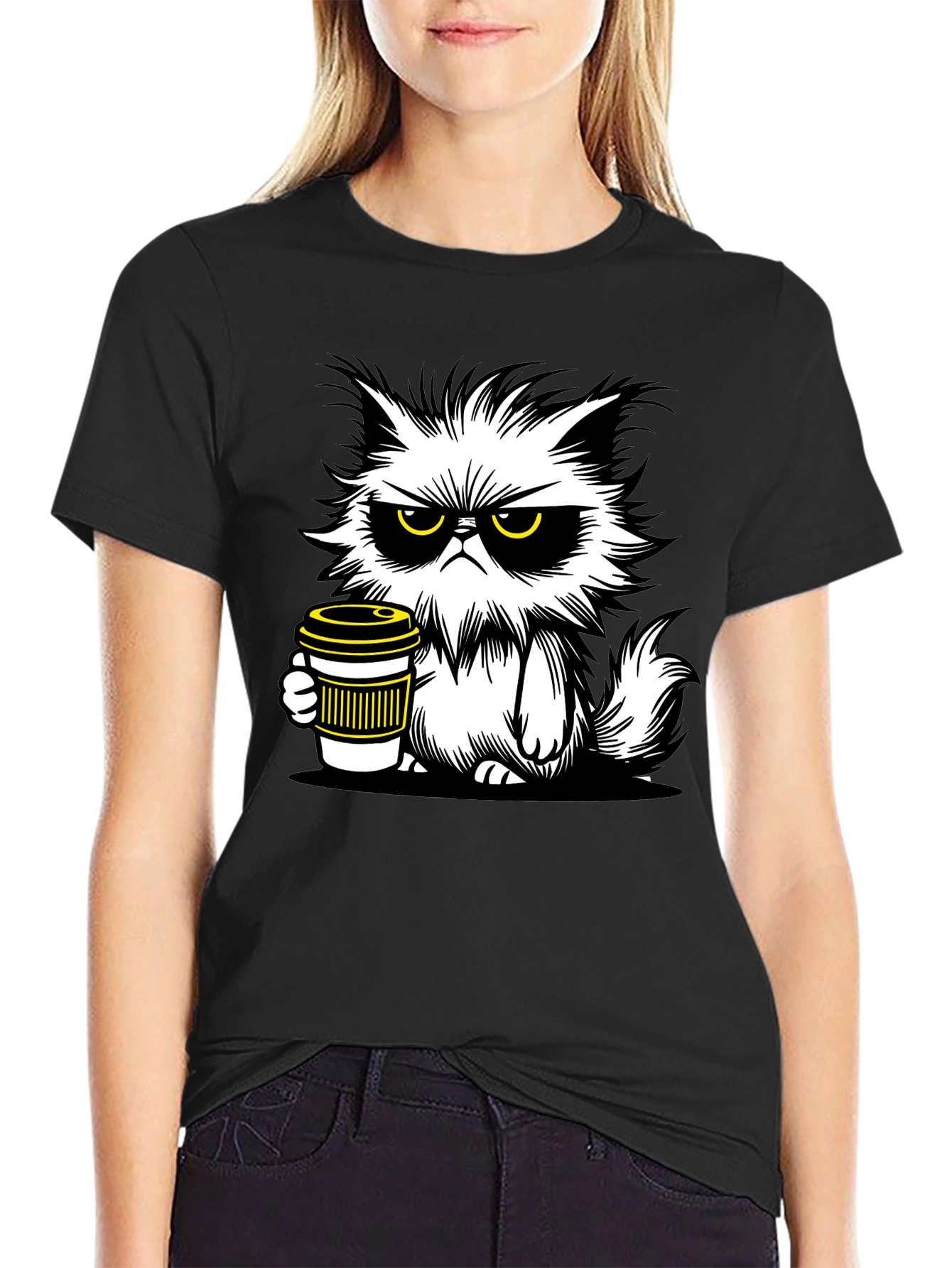 Grumpy Cat Coffee T-Shirt