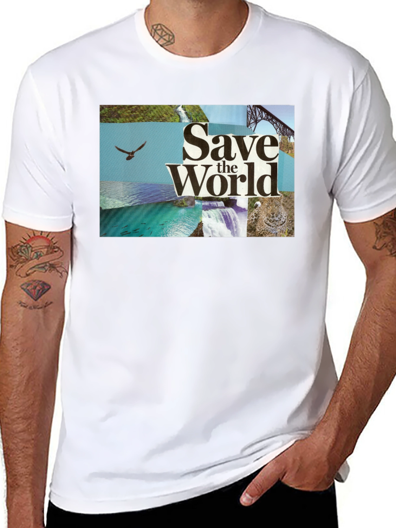 Save the World Graphic T-Shirt