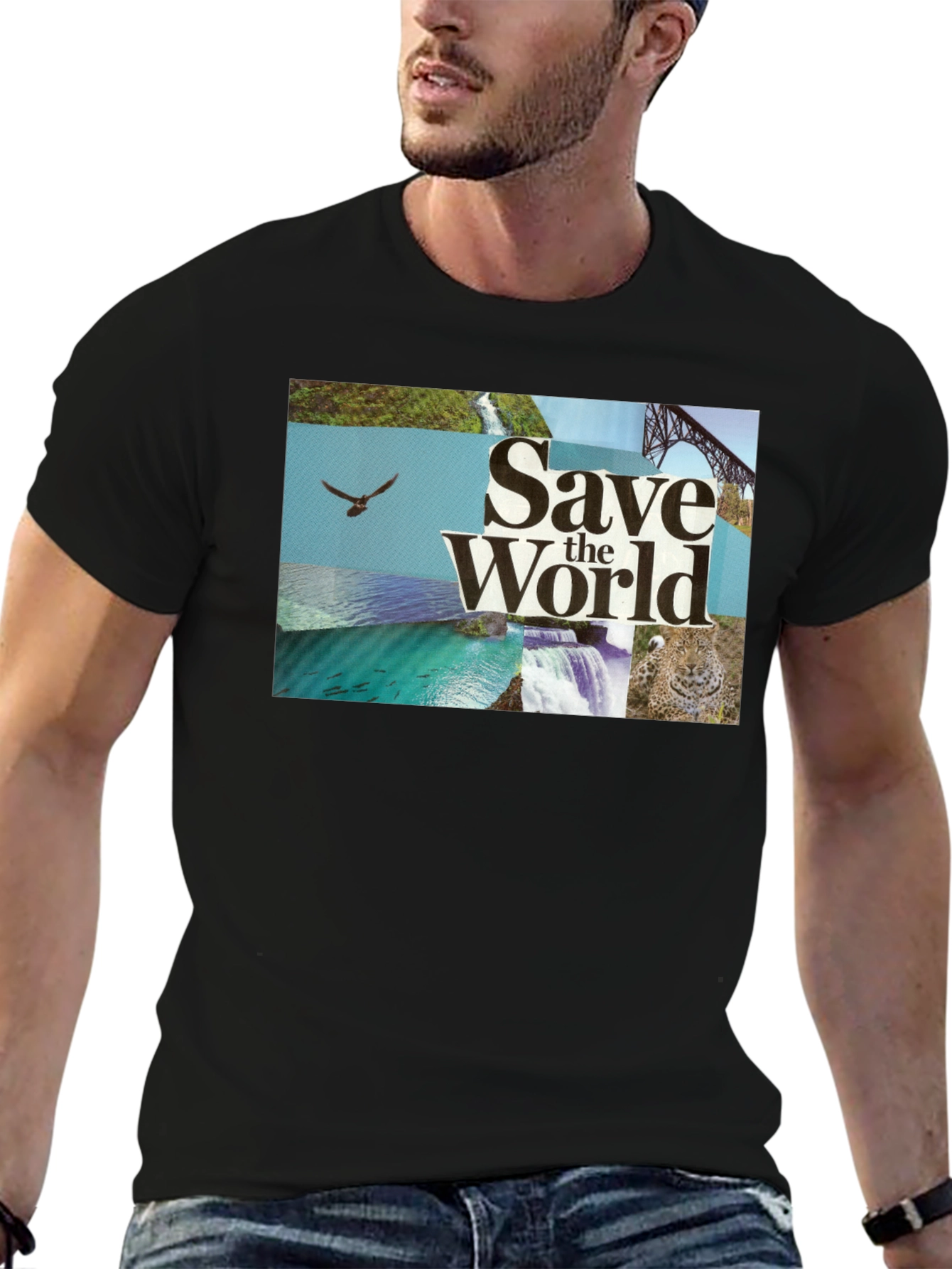 Save the World Graphic T-Shirt