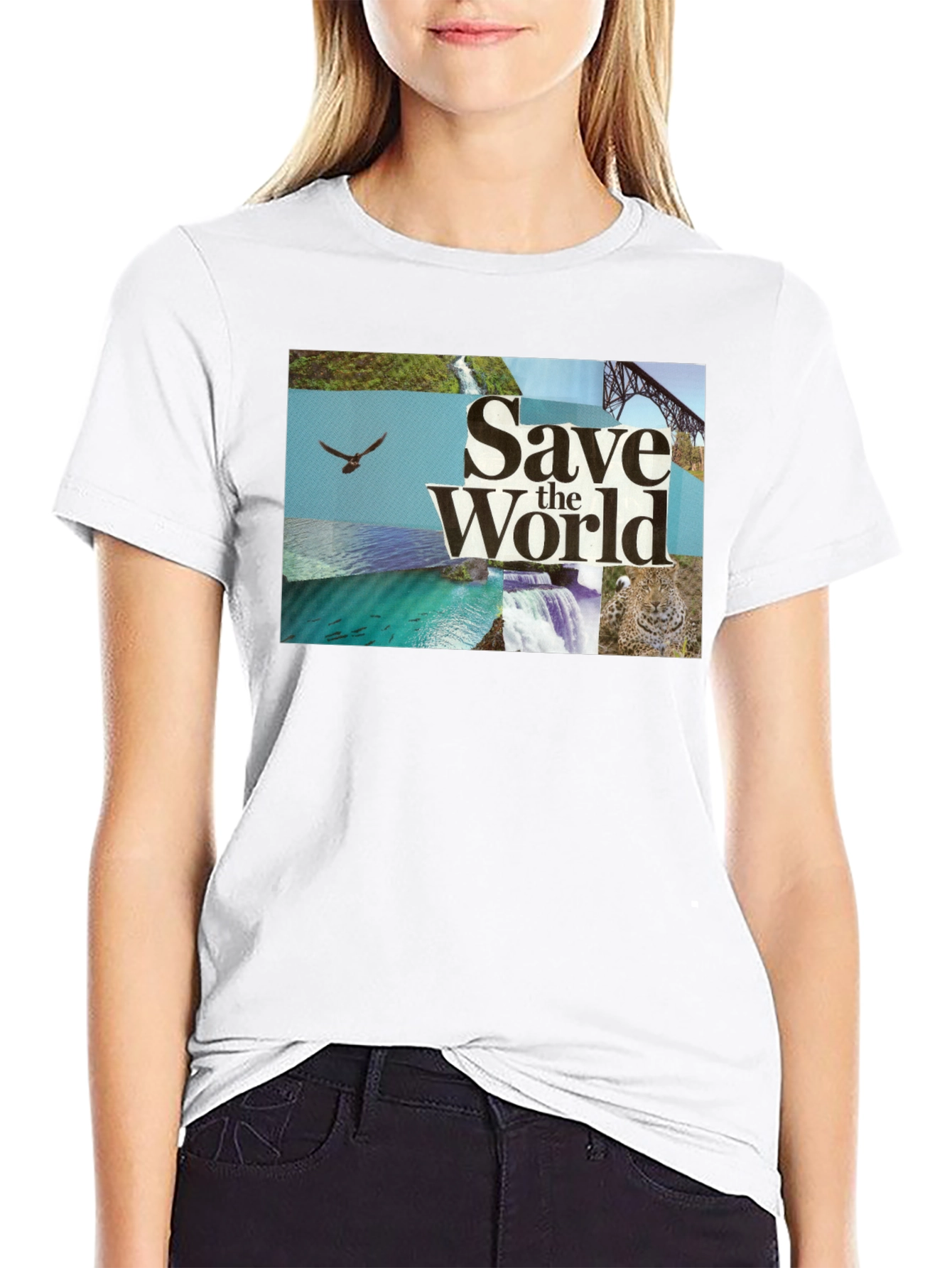 Save the World Graphic T-Shirt