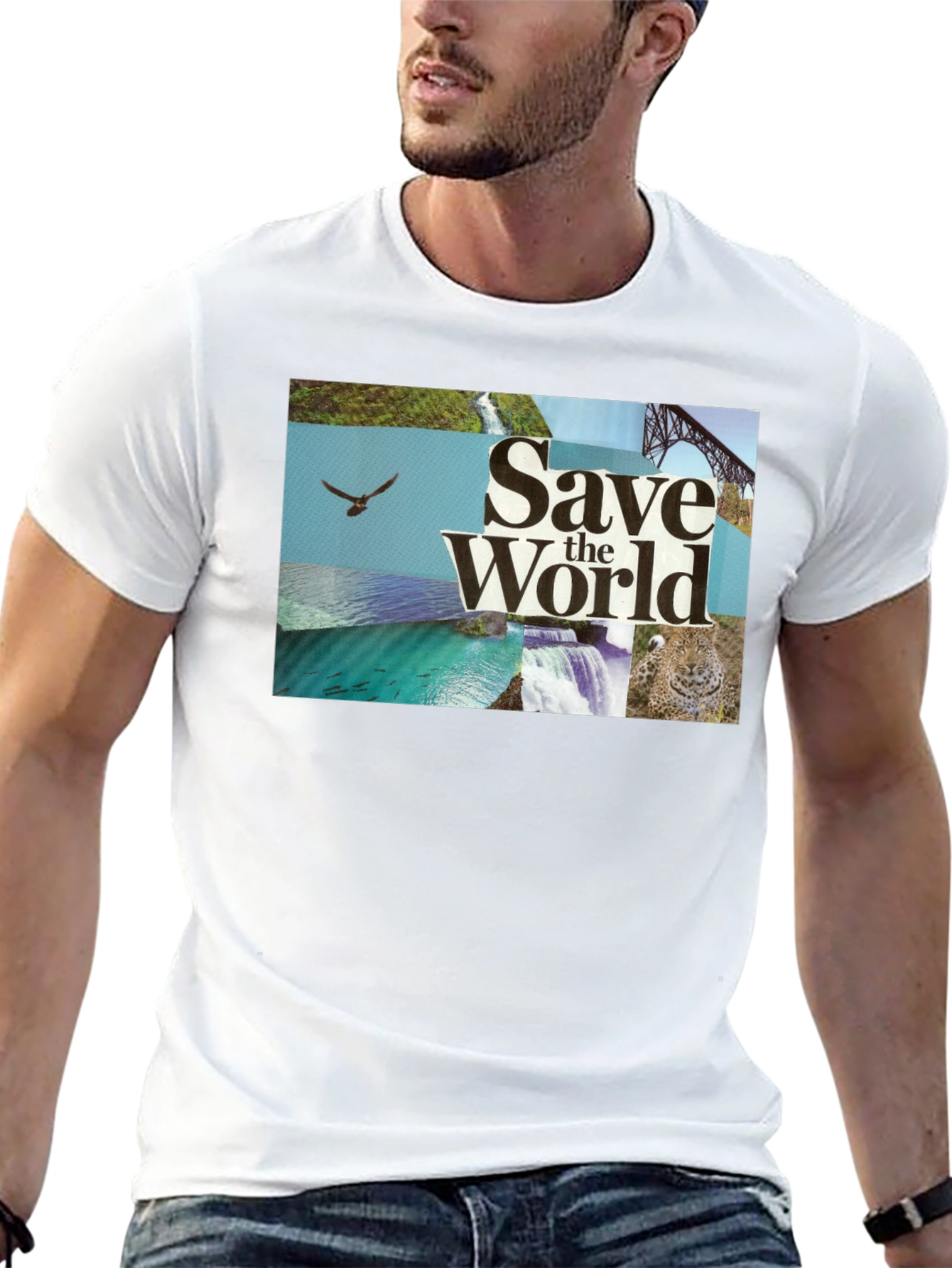 Save the World Graphic T-Shirt