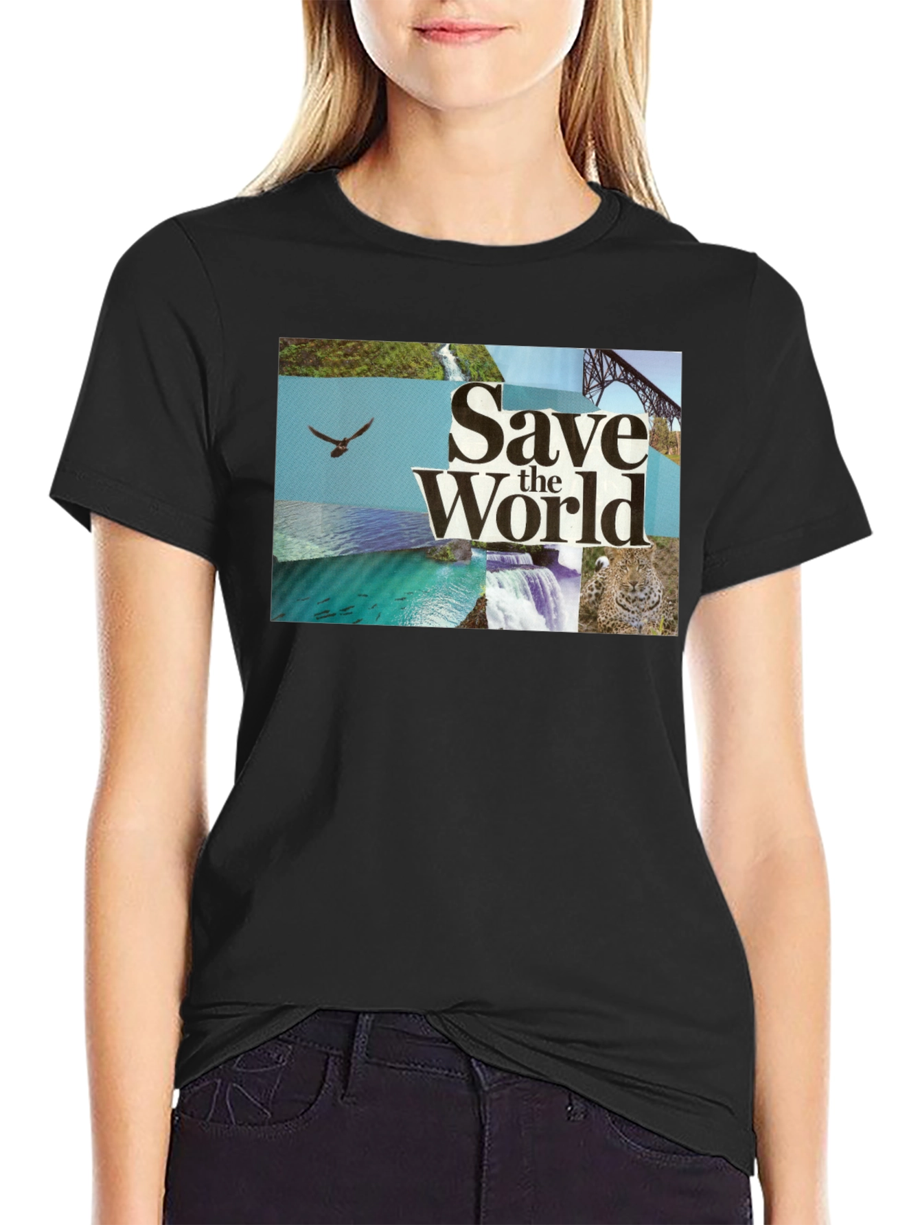 Save the World Graphic T-Shirt