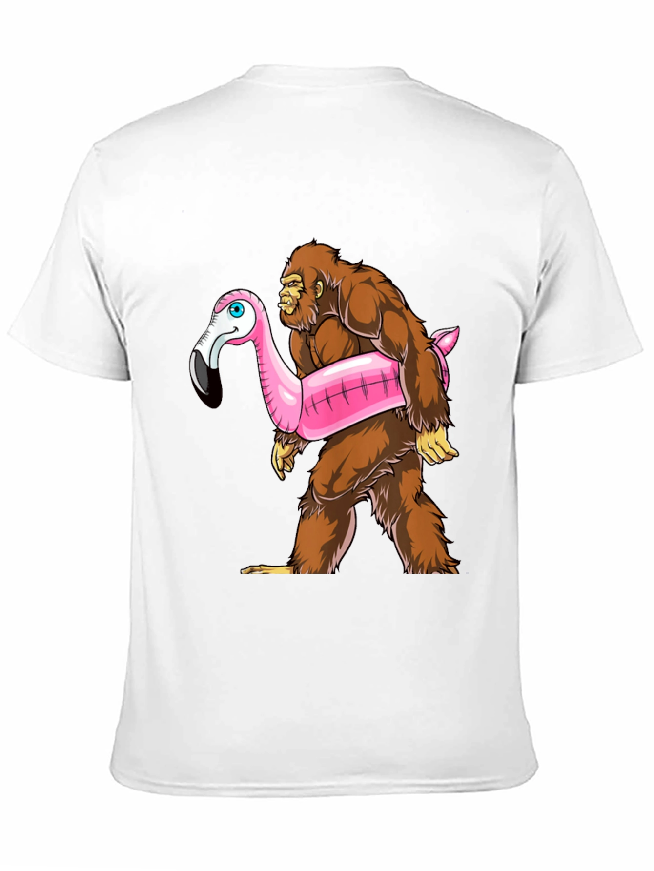 Bigfoot Flamingo Float T-Shirt