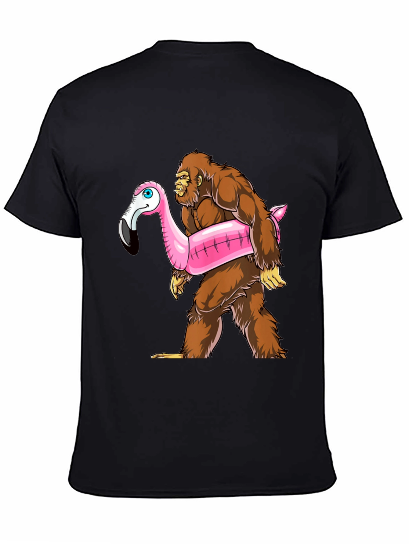Bigfoot Flamingo Float T-Shirt
