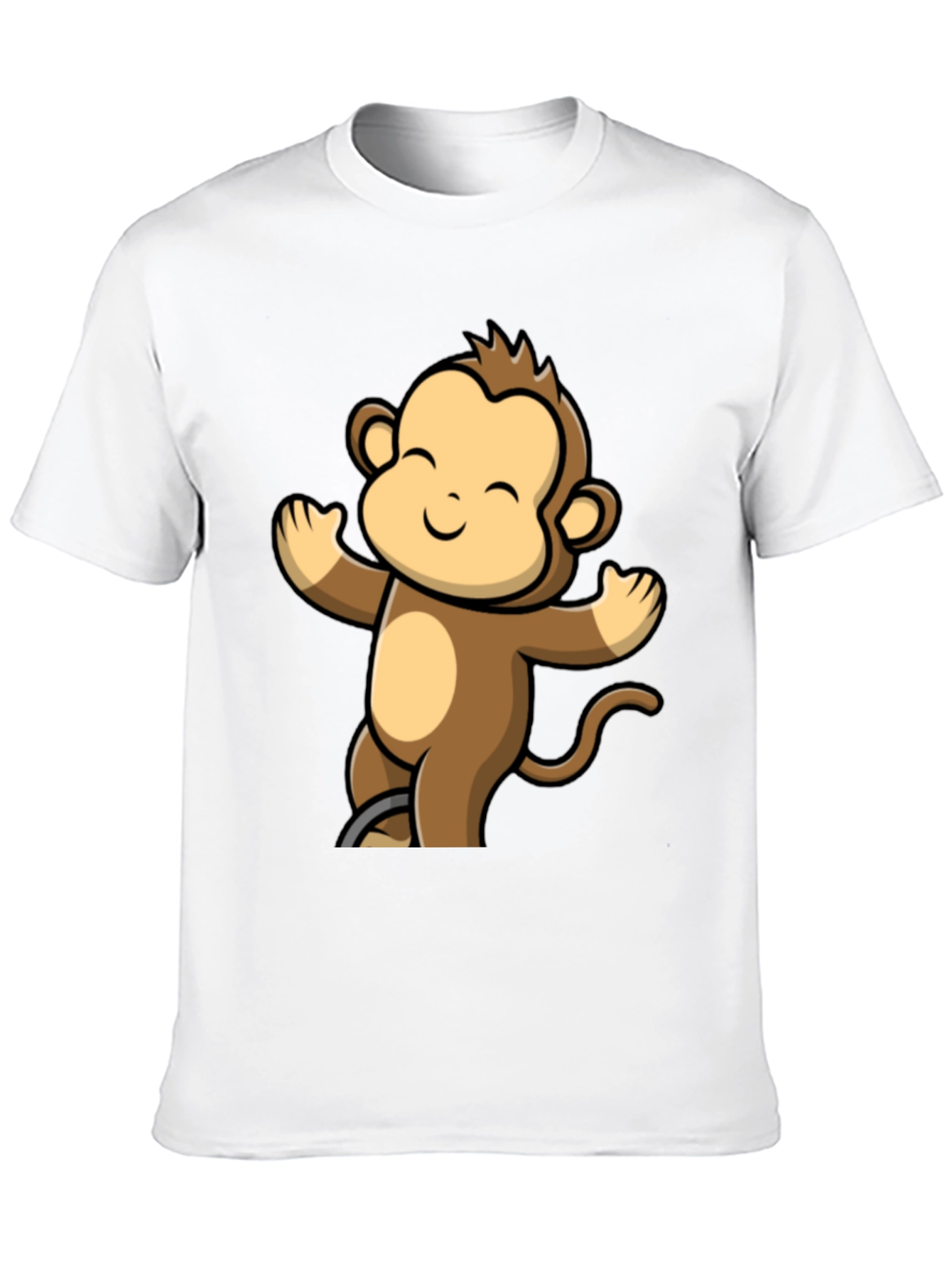 Cute Monkey Graphic T-Shirt - Soft Cotton Tee