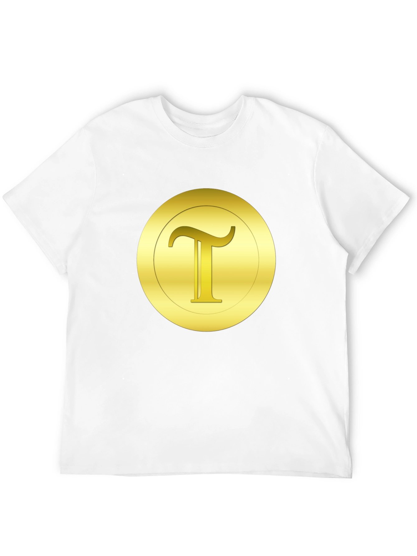 Gold Letter T Graphic Tee
