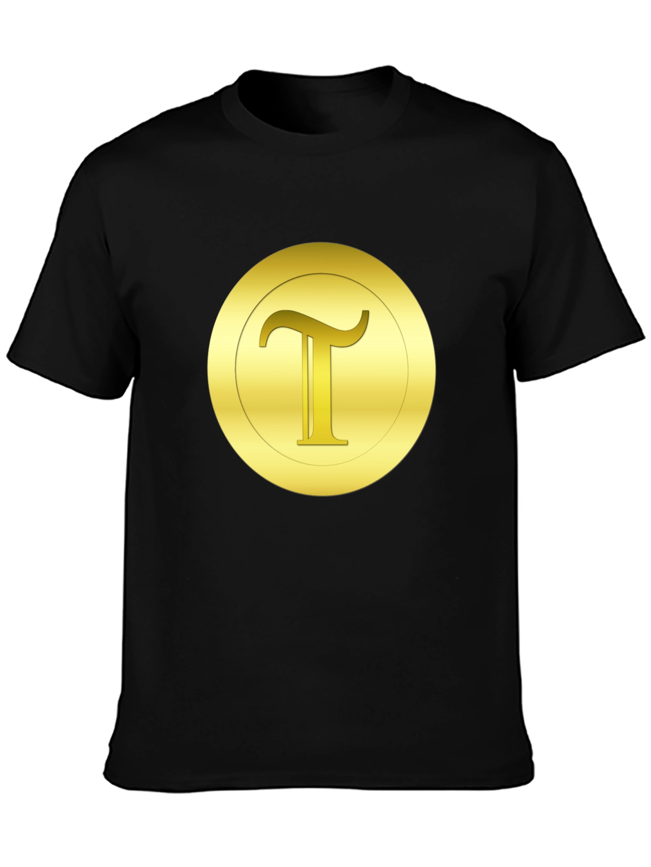 Gold Letter T Graphic Tee
