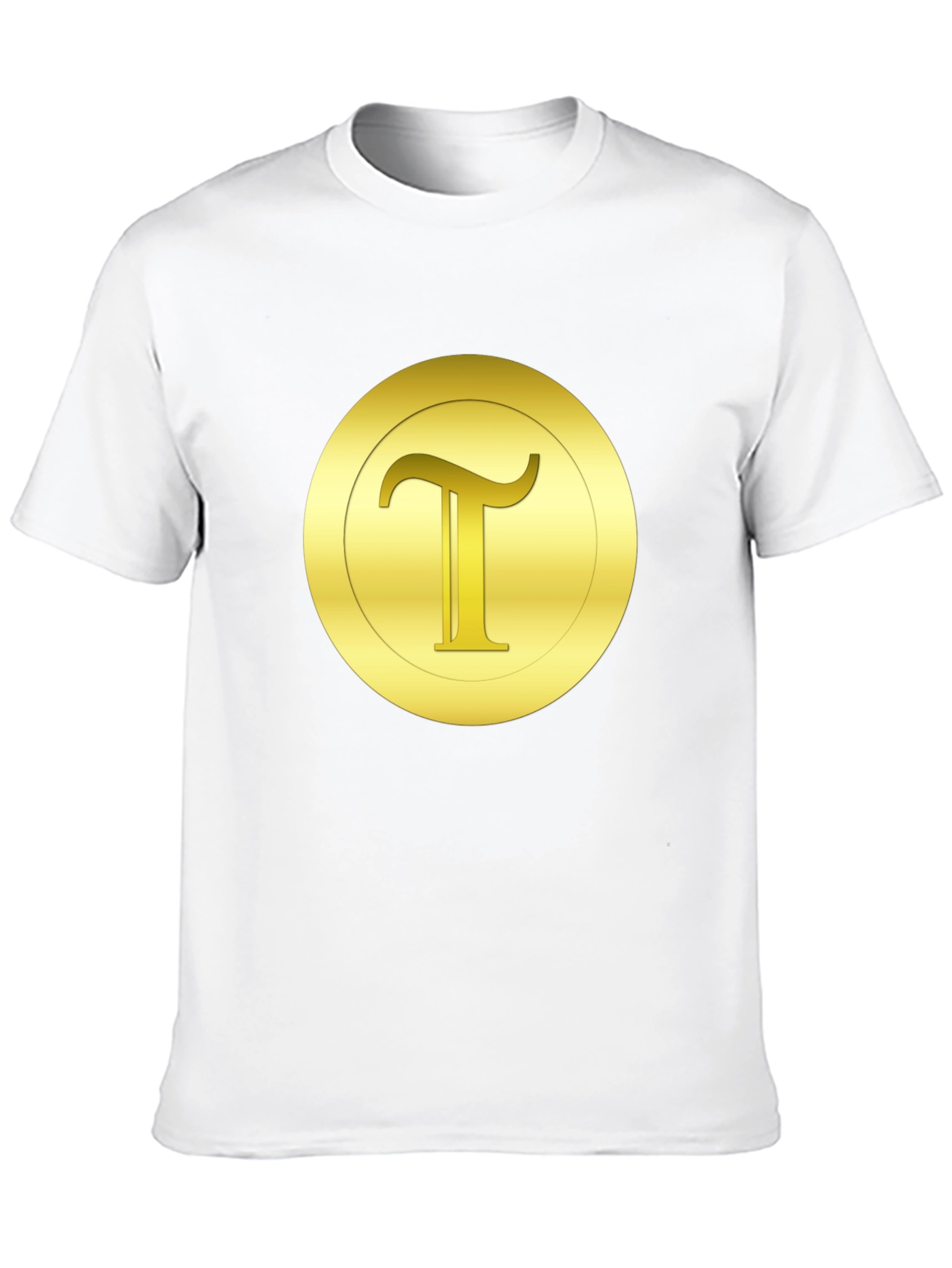 Gold Letter T Graphic Tee