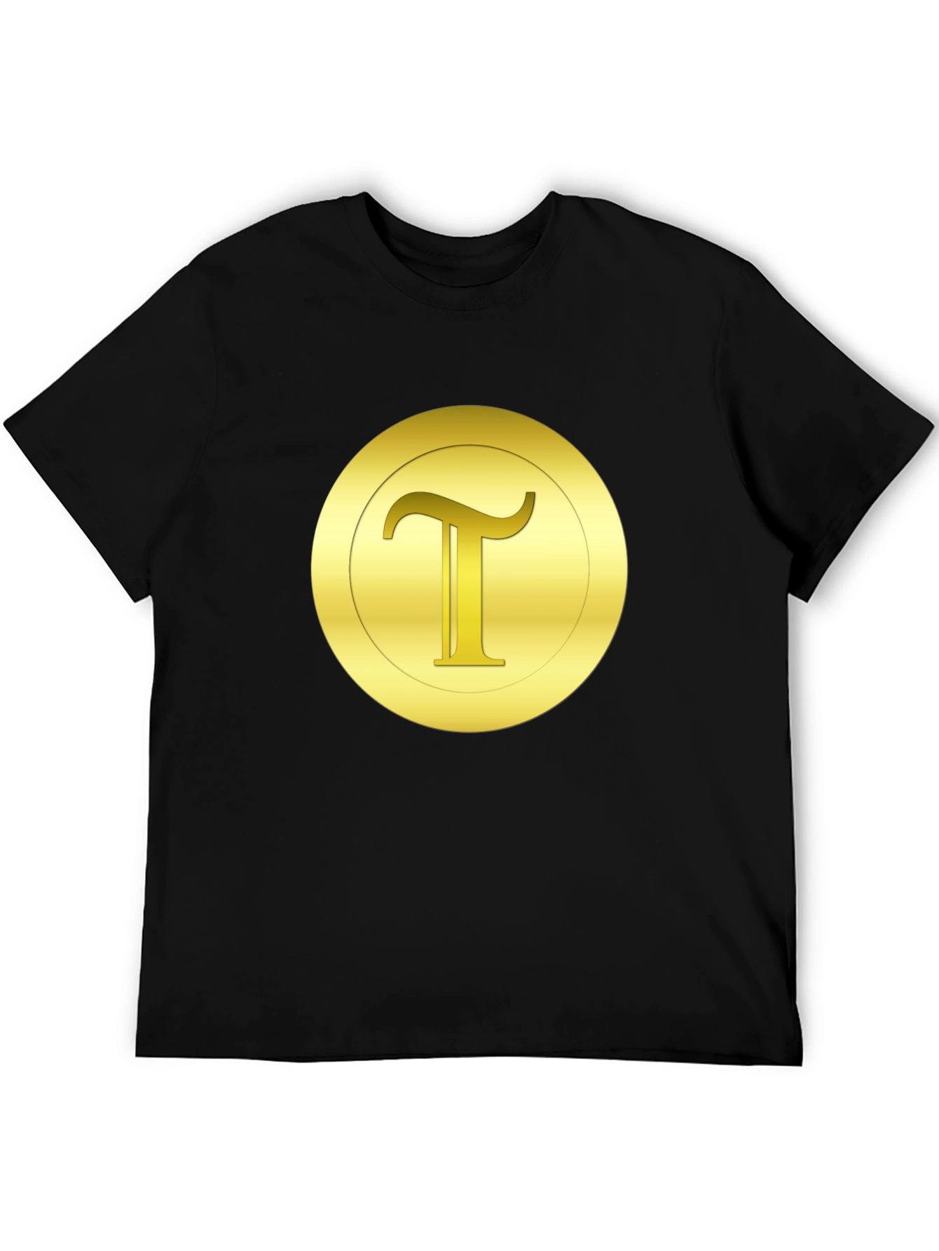 Gold Letter T Graphic Tee