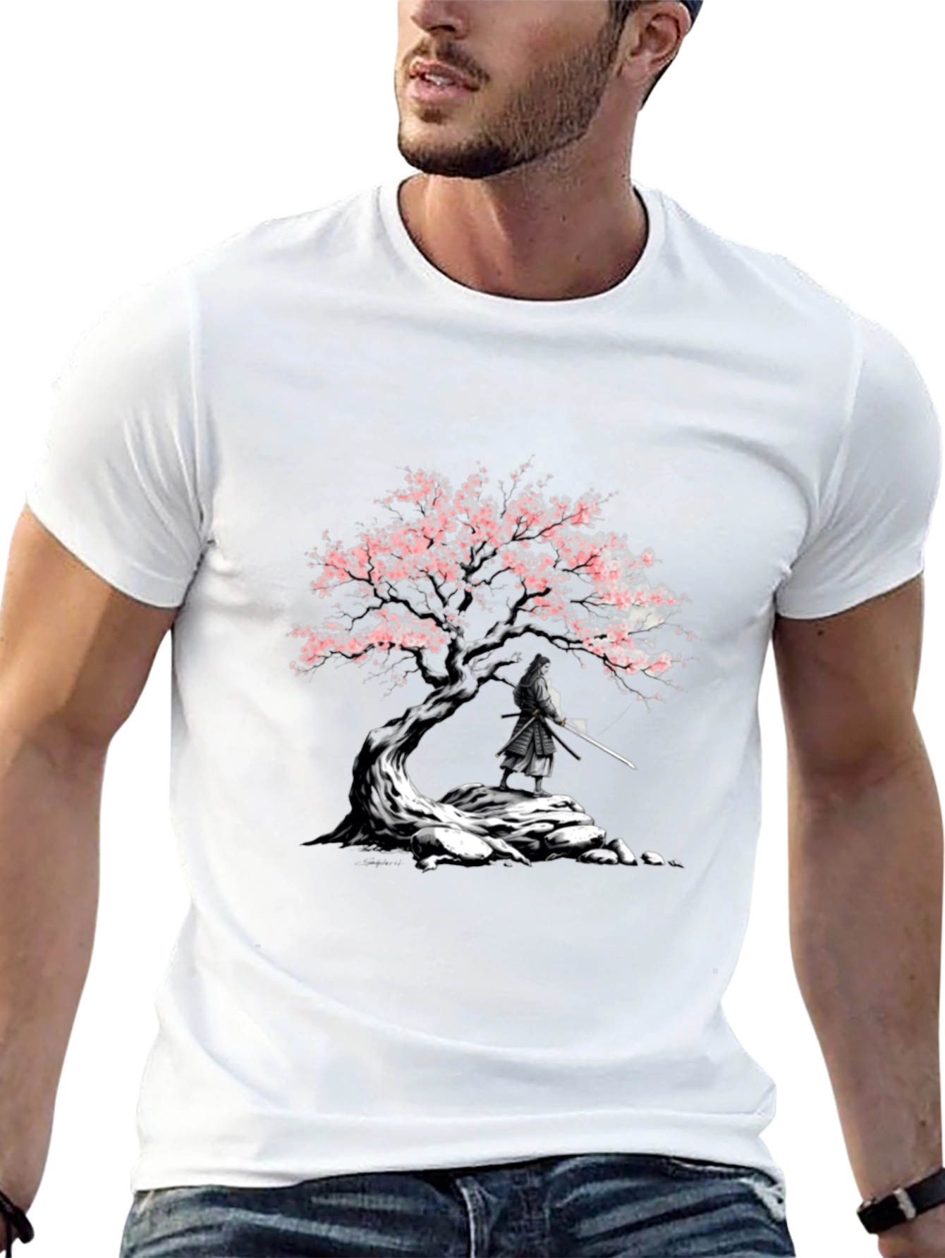 Samurai Tree Graphic Tee