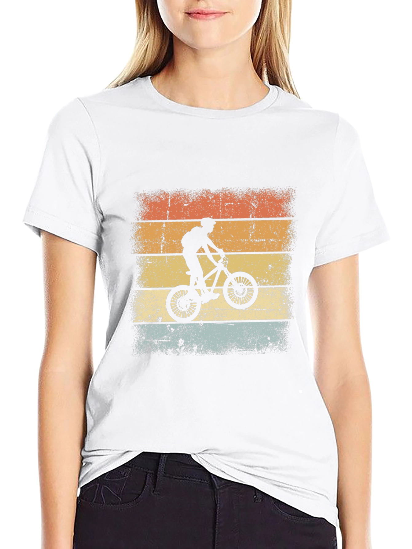 Retro Bike Ride Graphic T-Shirt