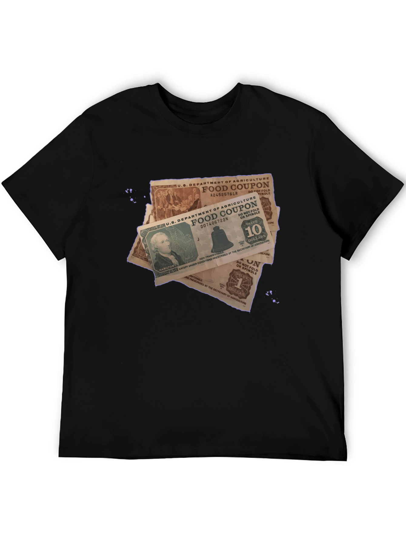 Food Coupon Graphic Tee - Novelty Print