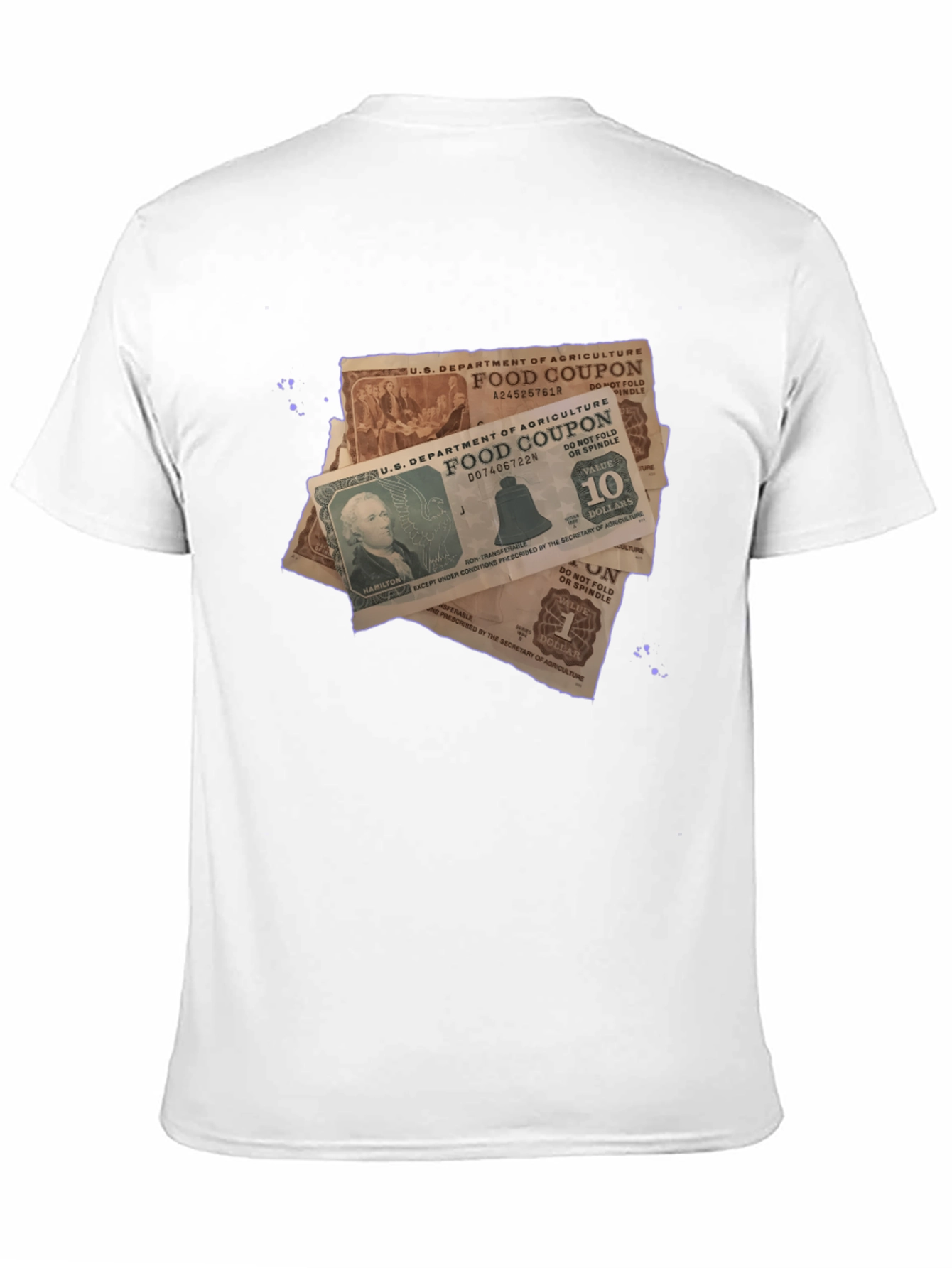 Food Coupon Graphic Tee - Novelty Print