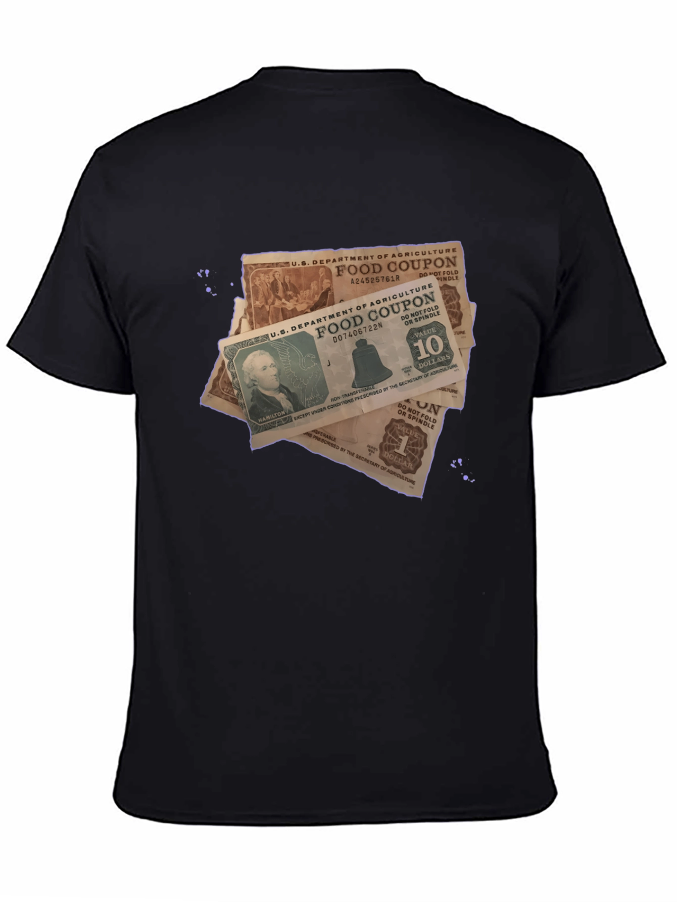 Food Coupon Graphic Tee - Novelty Print
