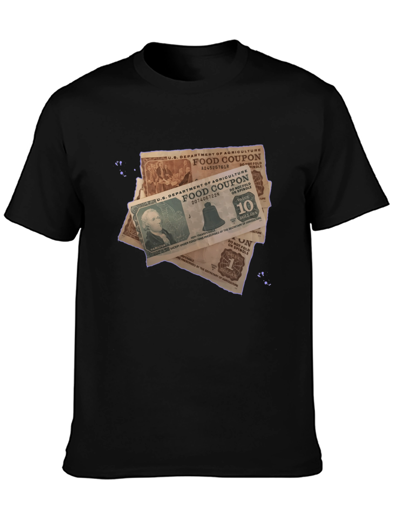 Food Coupon Graphic Tee - Novelty Print