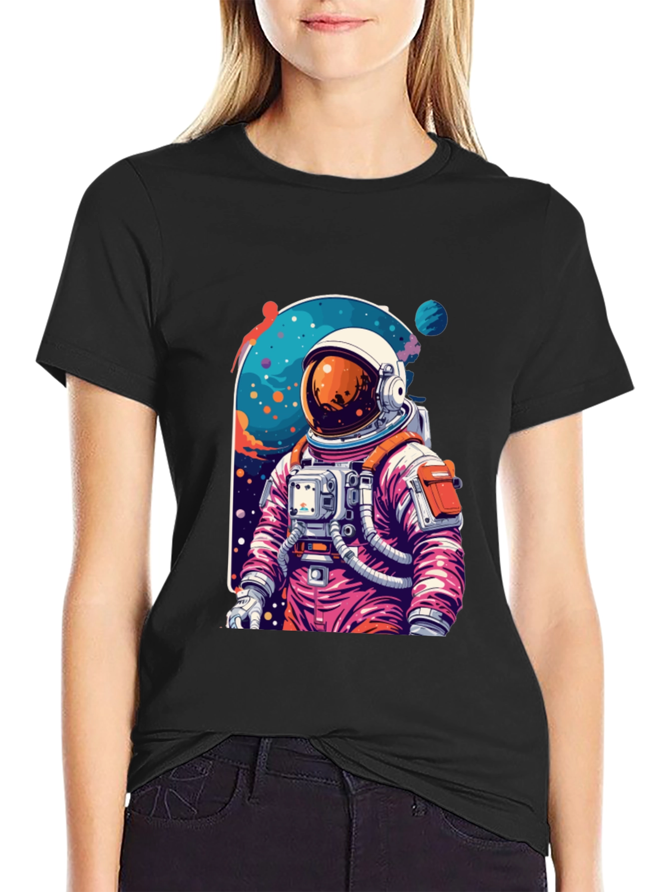 Astronaut Graphic Tee - Space Adventure Style