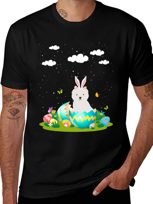 Easter Dog T-Shirt - Cute Holiday Style