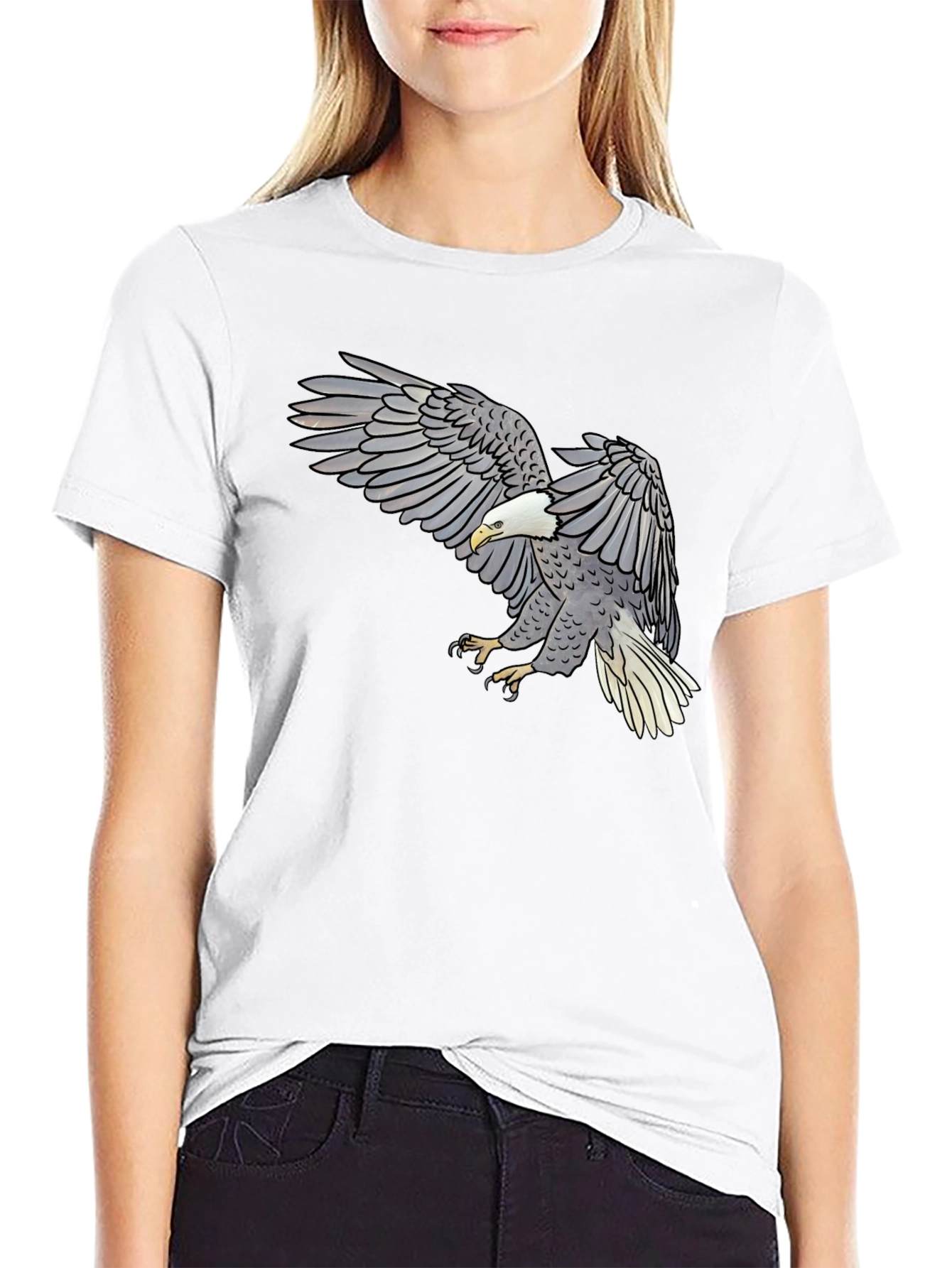 Eagle Graphic Tee - Mens Black T-Shirt