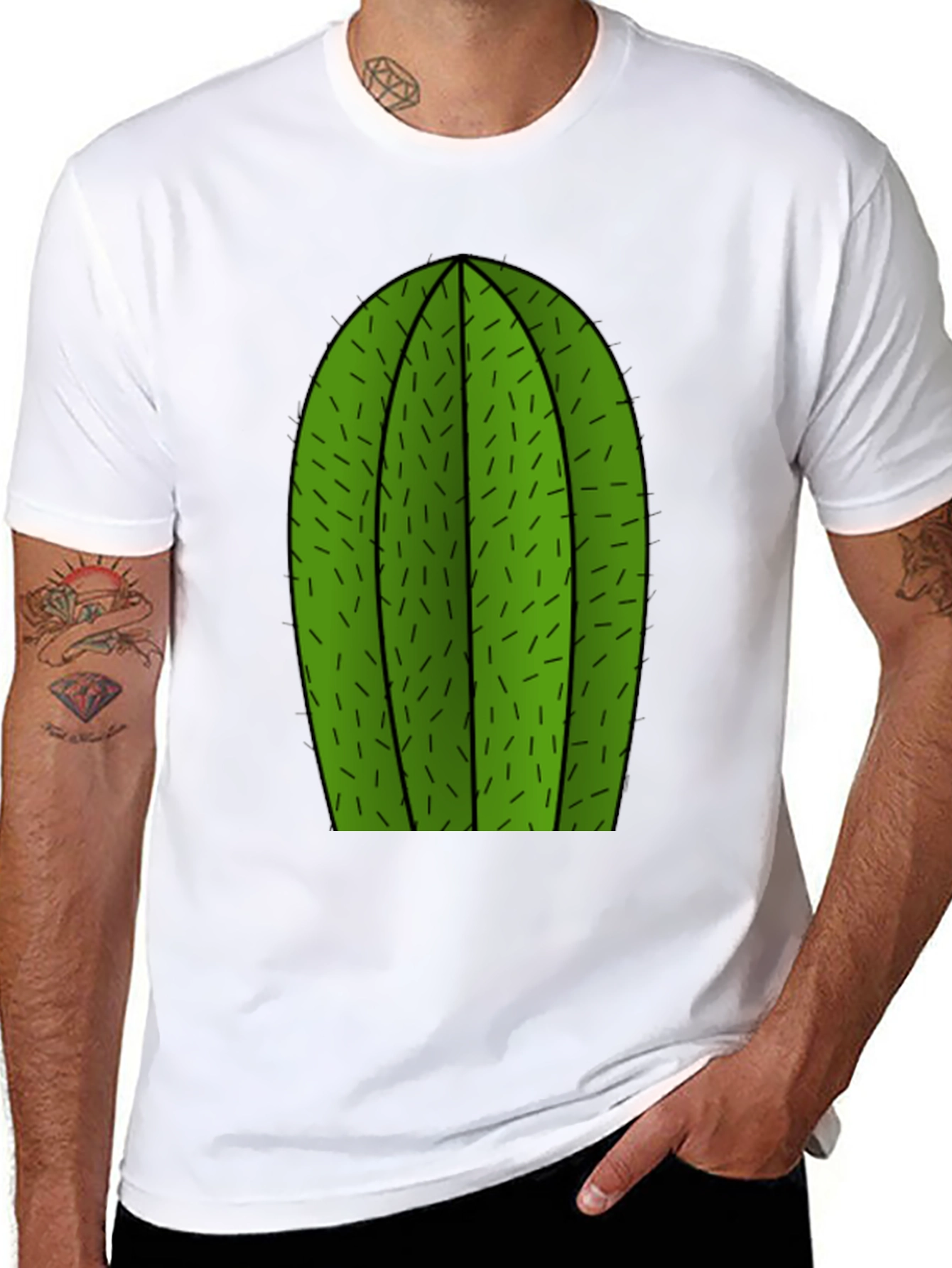 Cactus Graphic T-Shirt - Trendy and Unique