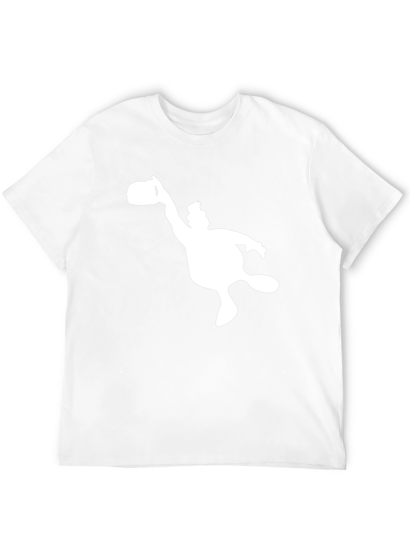 Cartoon Silhouette Black Tee