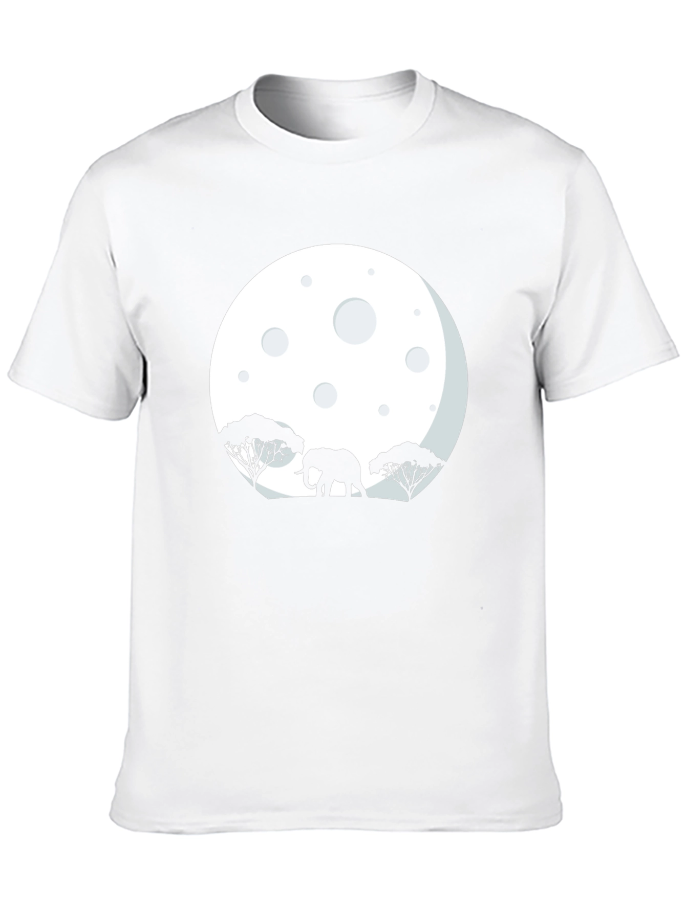 Elephant Moon Graphic Tee - Black