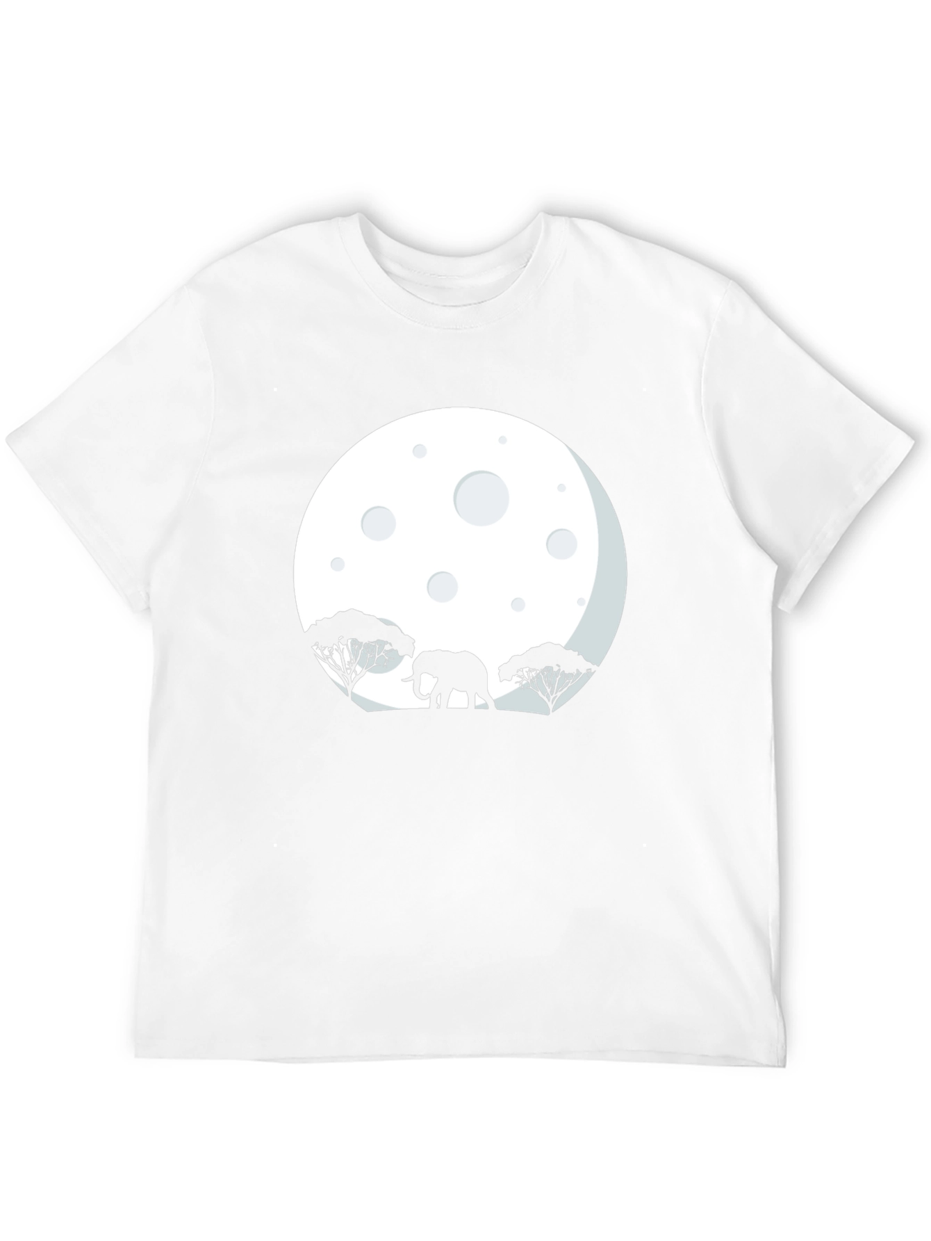 Elephant Moon Graphic Tee - Black