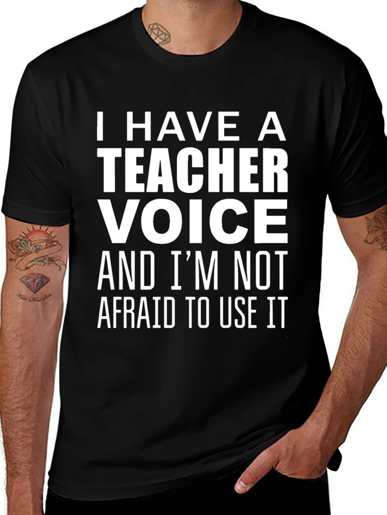 Teacher Voice T-Shirt - Bold & Funny!