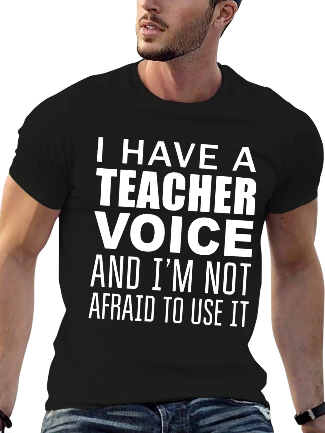 Teacher Voice T-Shirt - Bold & Funny!