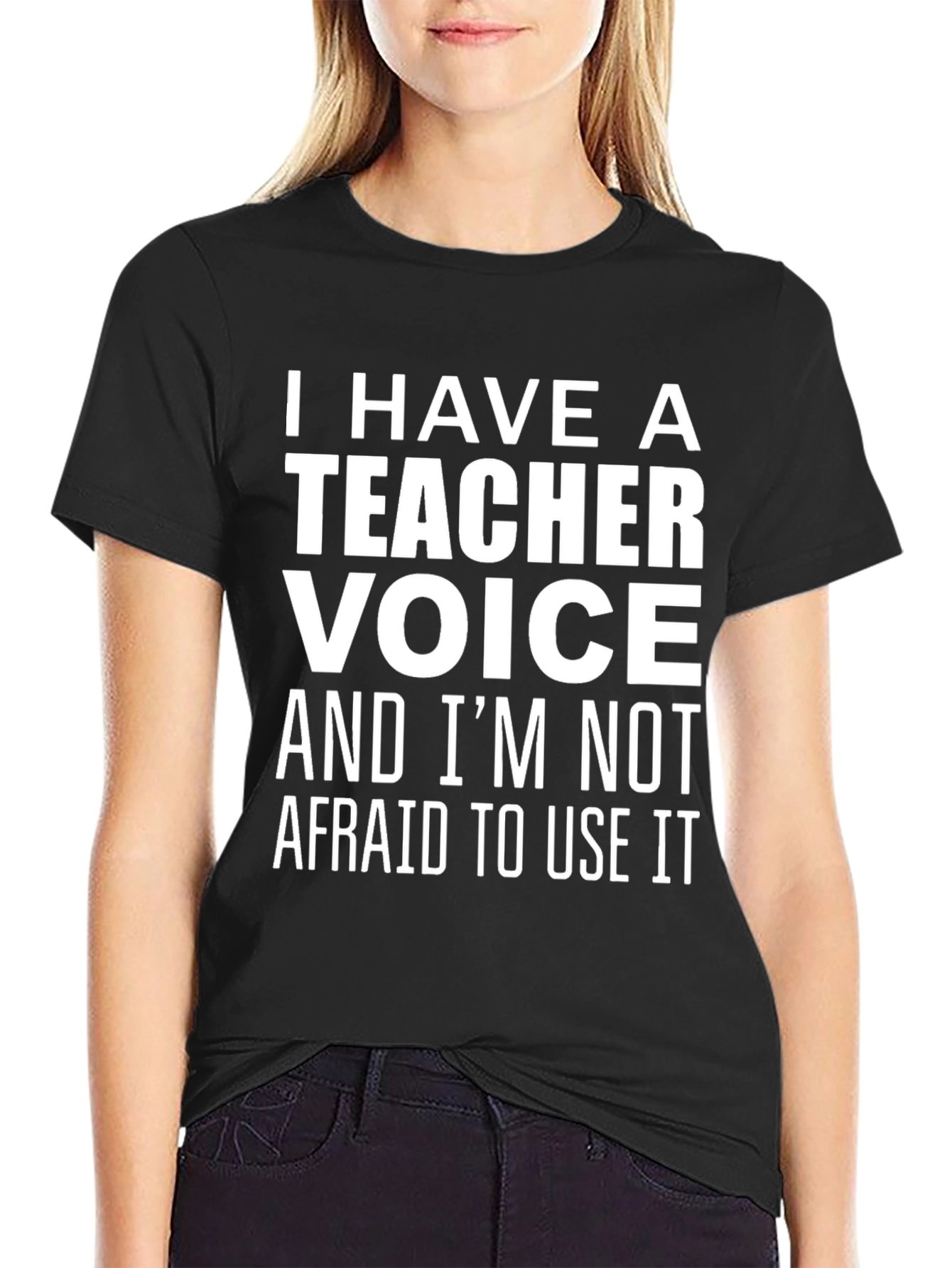Teacher Voice T-Shirt - Bold & Funny!