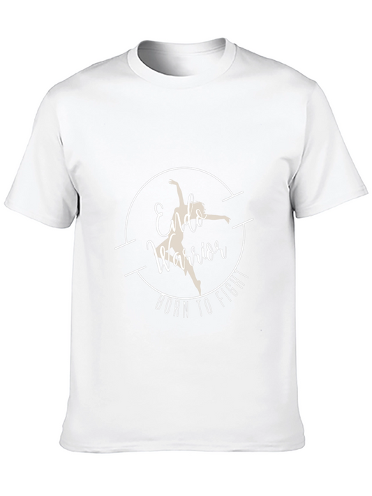 Endo Warrior T-Shirt: Born to Fight - Endometriosis Awareness
