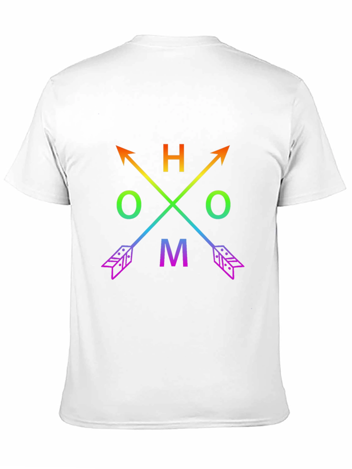 Rainbow Arrow Compass Graphic Tee - LGBTQ+ Pride