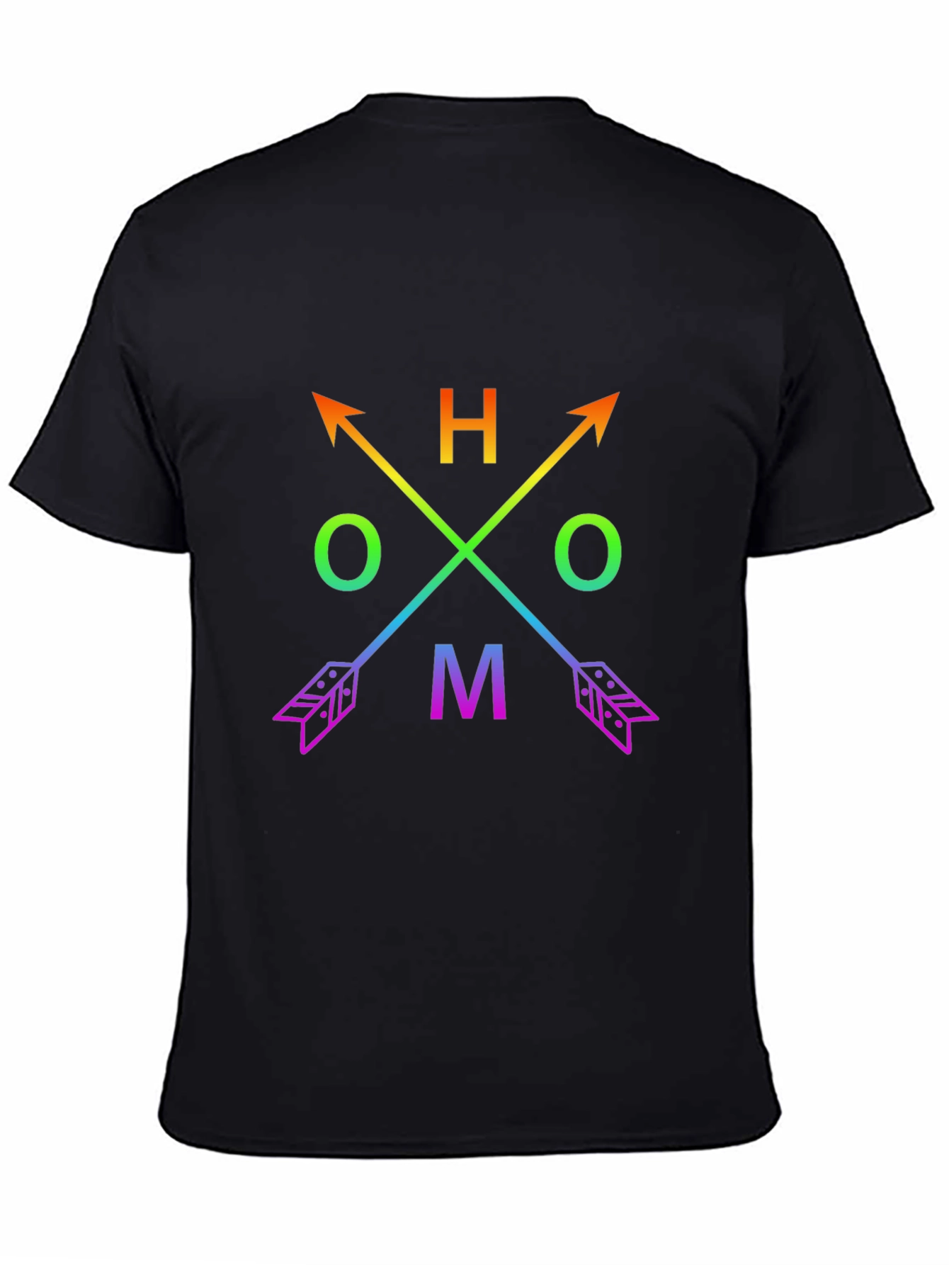 Rainbow Arrow Compass Graphic Tee - LGBTQ+ Pride