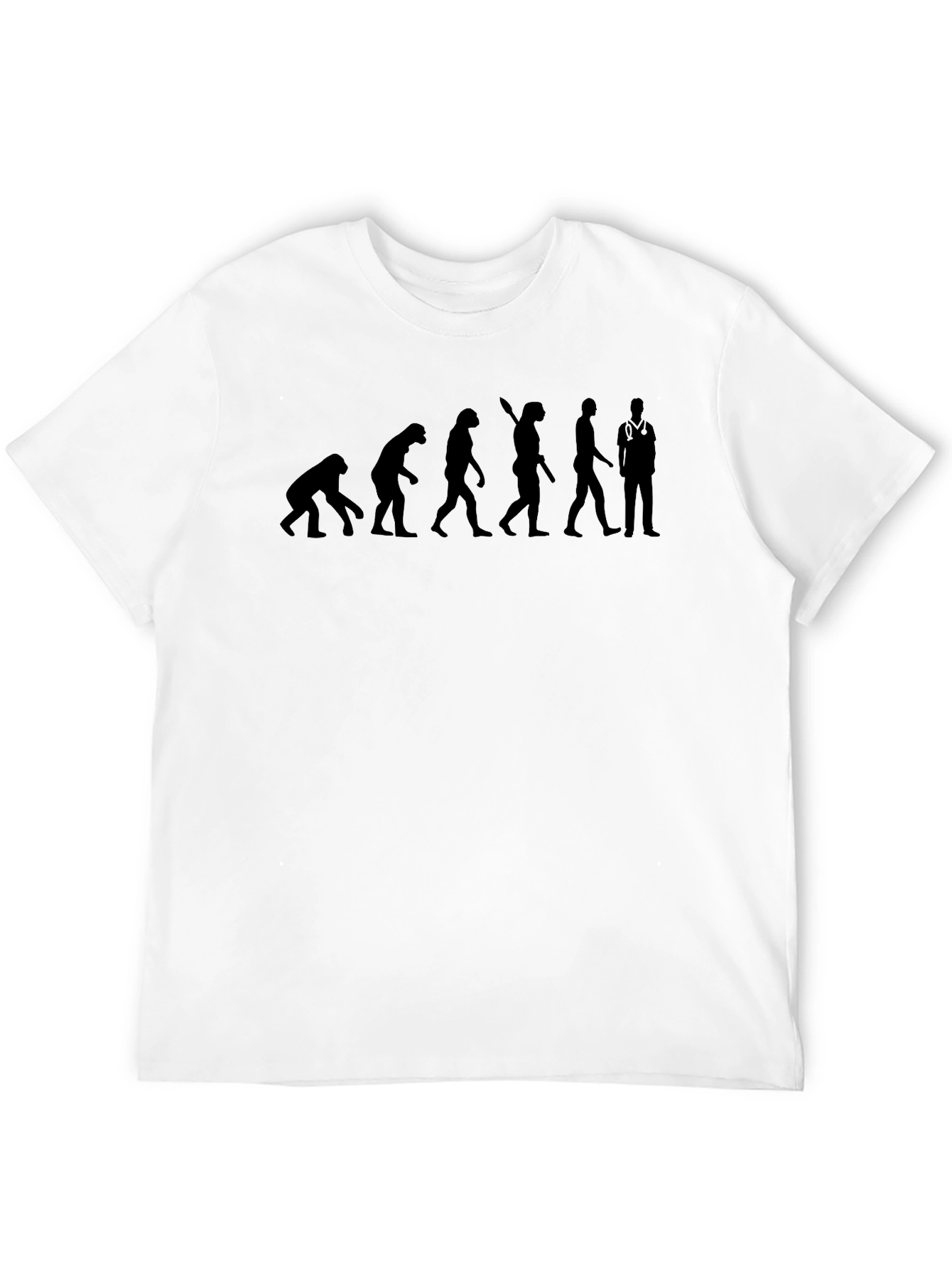 Evolution of Doctor Black T-Shirt