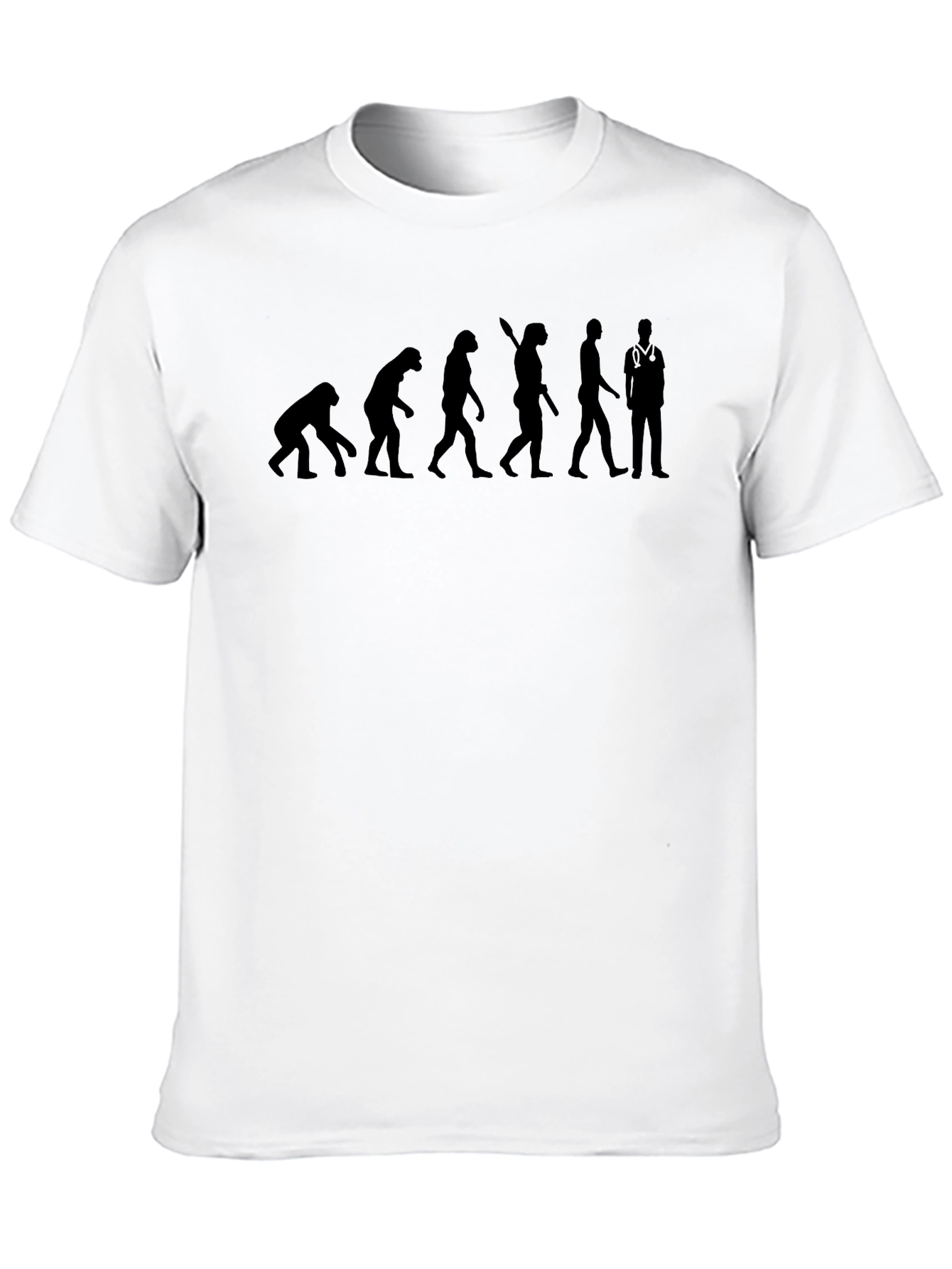 Evolution of Doctor Black T-Shirt
