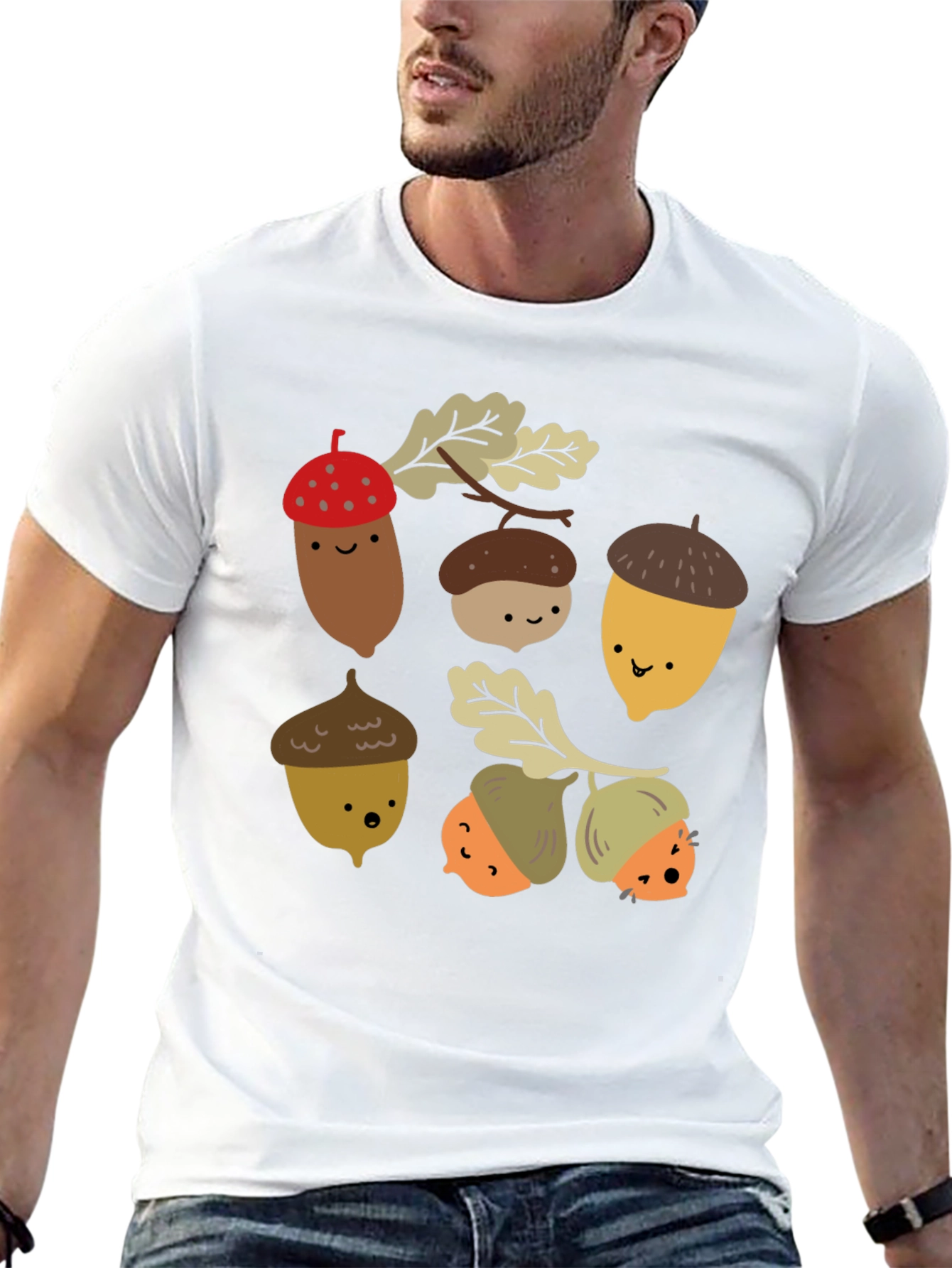 Acorn Graphic Print T-Shirt