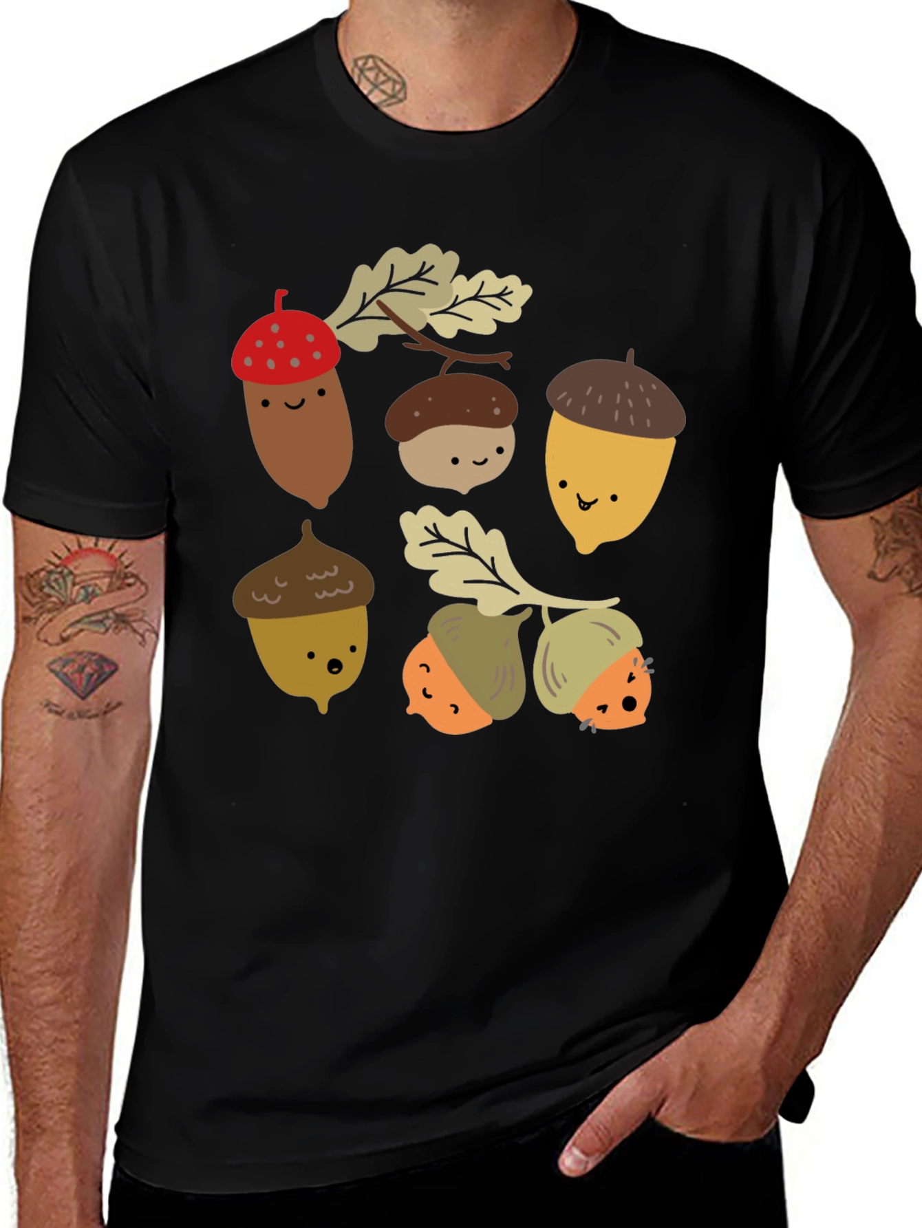Acorn Graphic Print T-Shirt