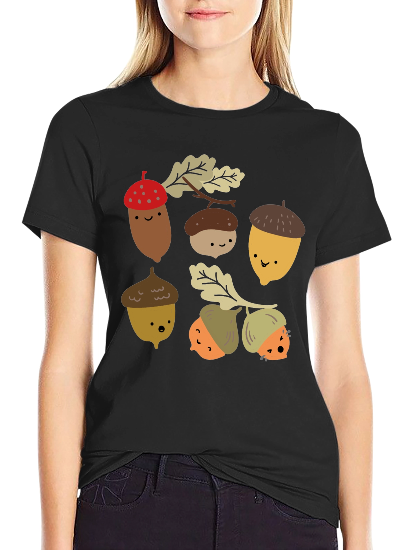 Acorn Graphic Print T-Shirt