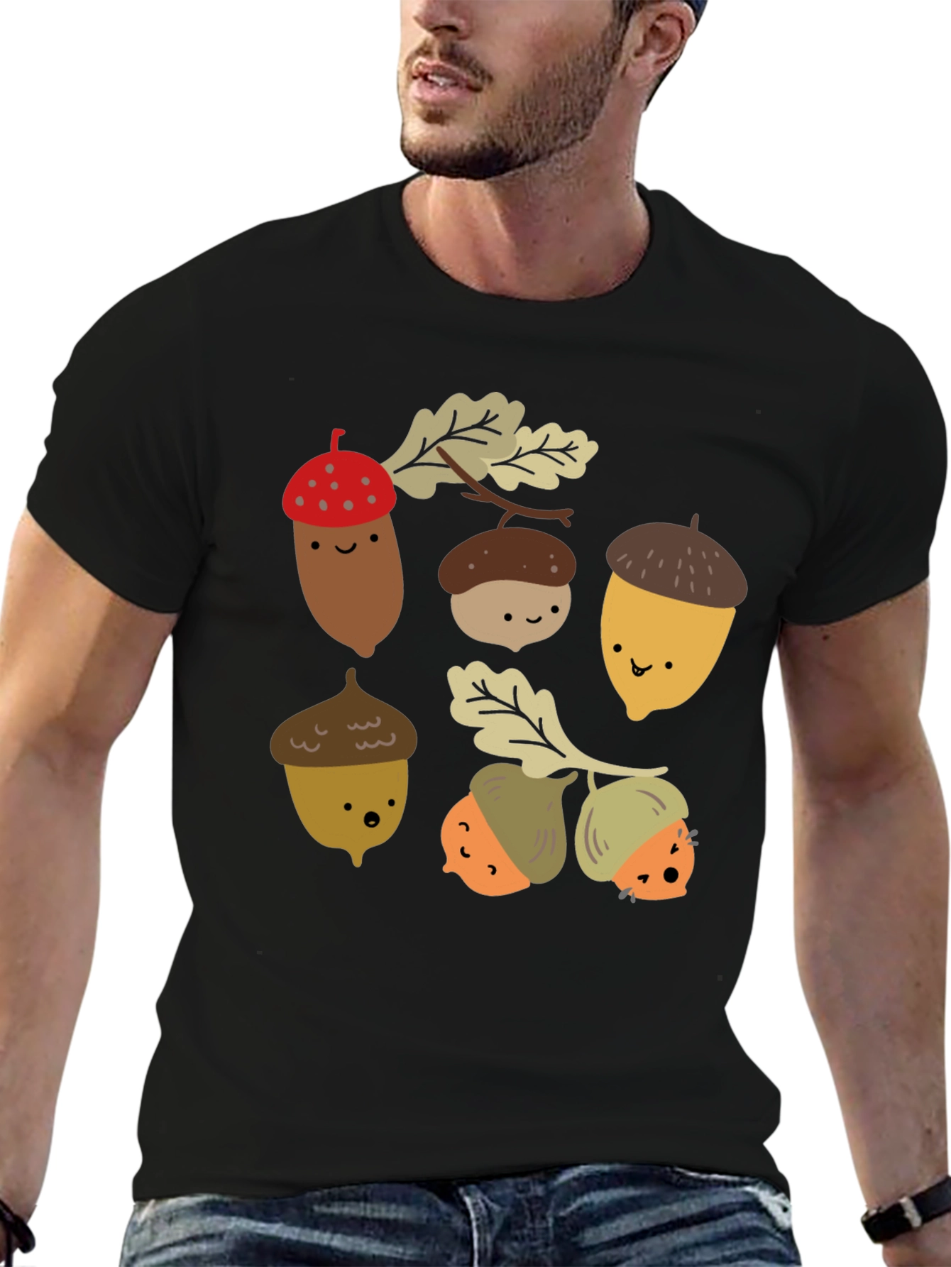 Acorn Graphic Print T-Shirt