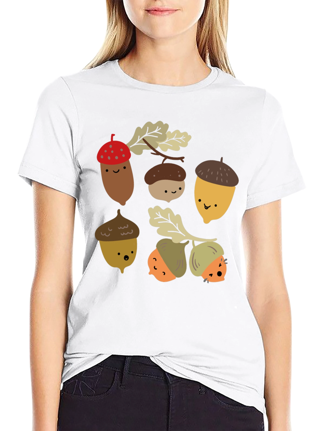 Acorn Graphic Print T-Shirt