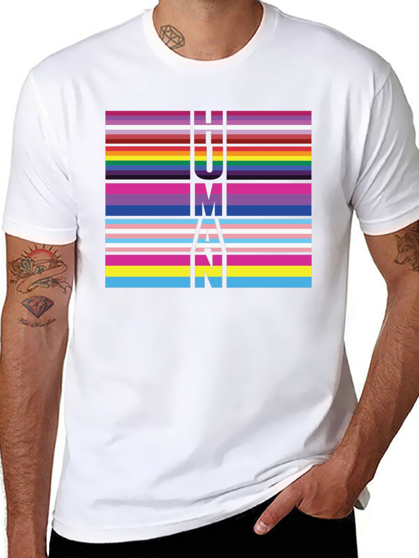 Pride Human T-Shirt - LGBTQ+ Equality